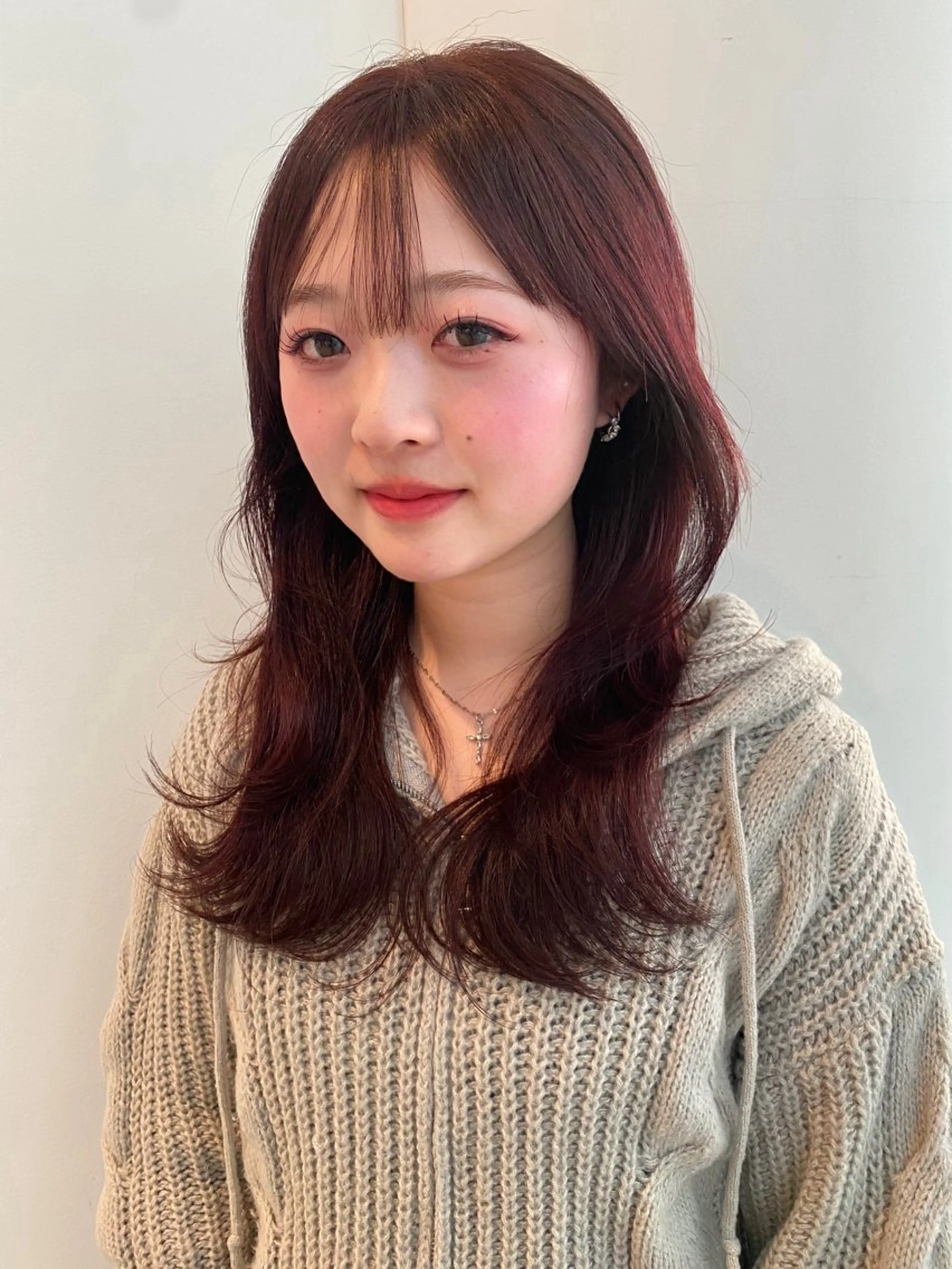 ロング カラー ブリーチ ブリーチなしカラー カット ヘアカラー トリートメント mai / linoah˚✧のヘアスタイル