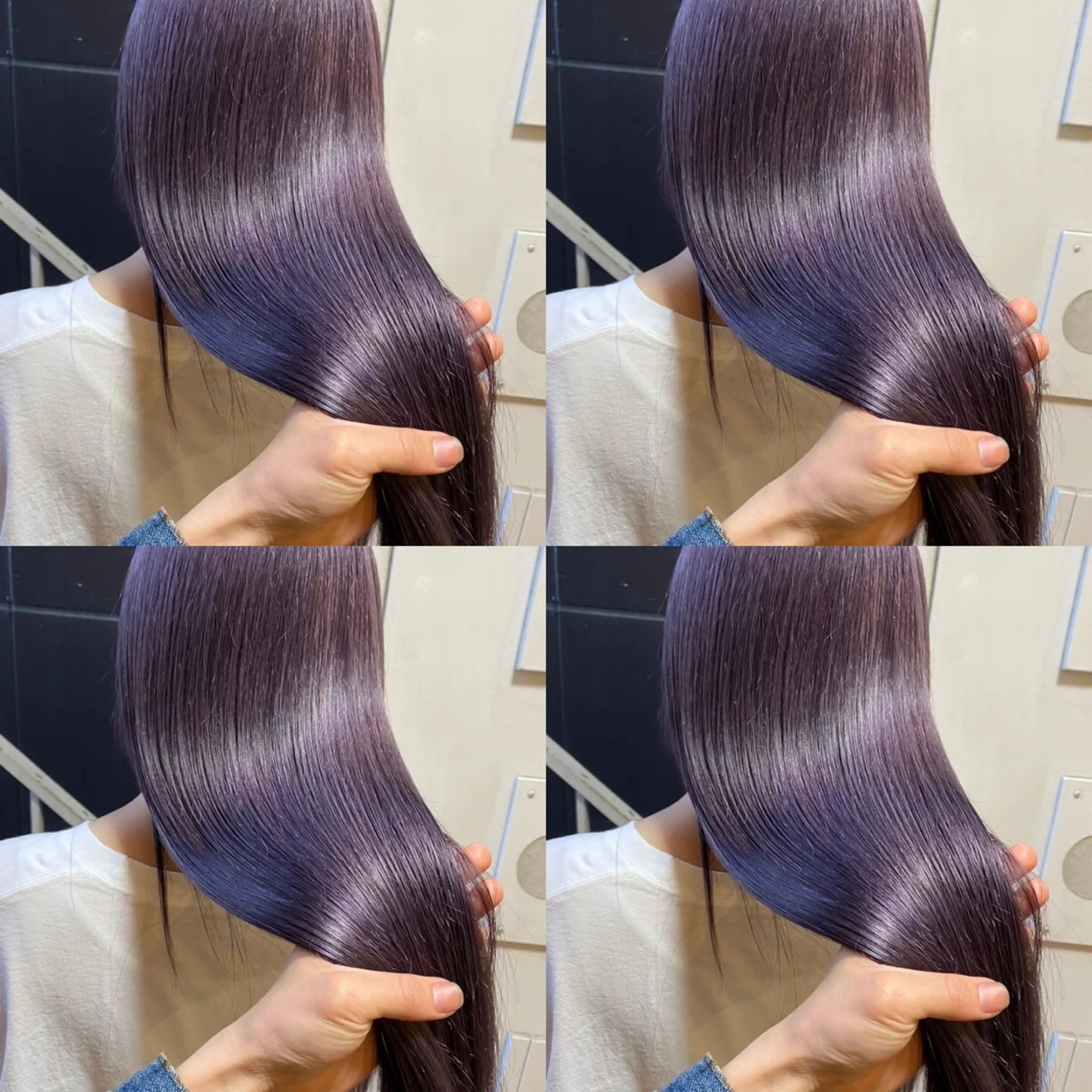 セミロング カラー ヘアアレンジ 💎韓国レイヤー ×エクステゆうま💎のヘアスタイル