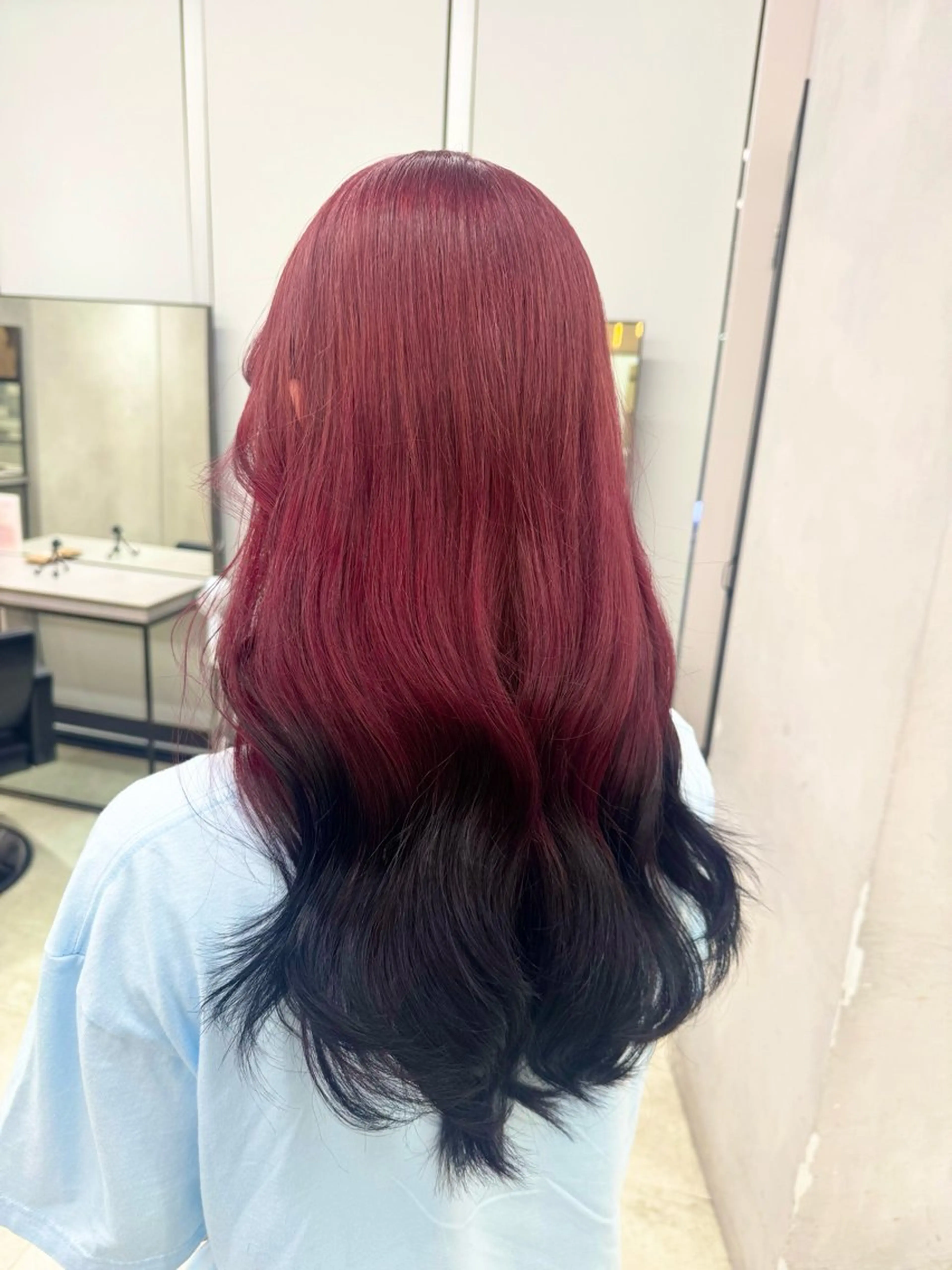 カラー ピンクカラー レッドカラー カット ヘアカラー トリートメント 透明感カラー✨艶髪 制作🌱山根あゆみのヘアスタイル