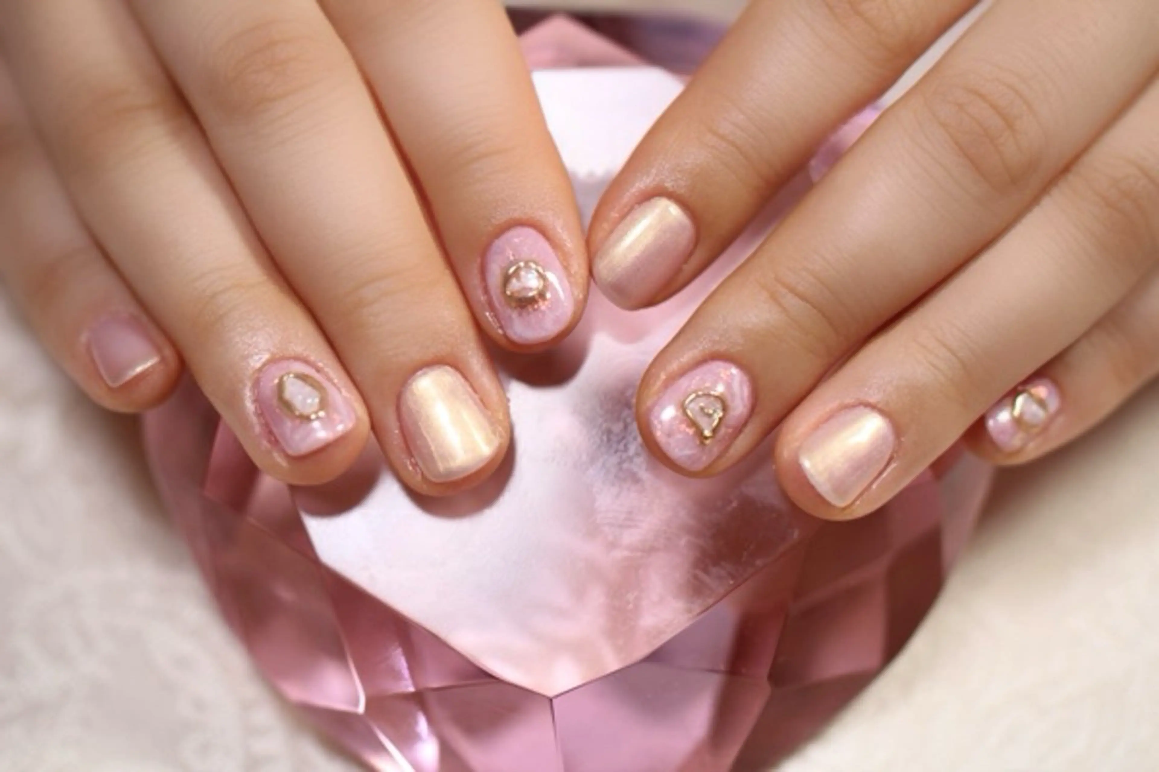 ネイル アートネイル ジェルネイル 大理石ネイル(マーブル) しみ えんのネイルデザイン