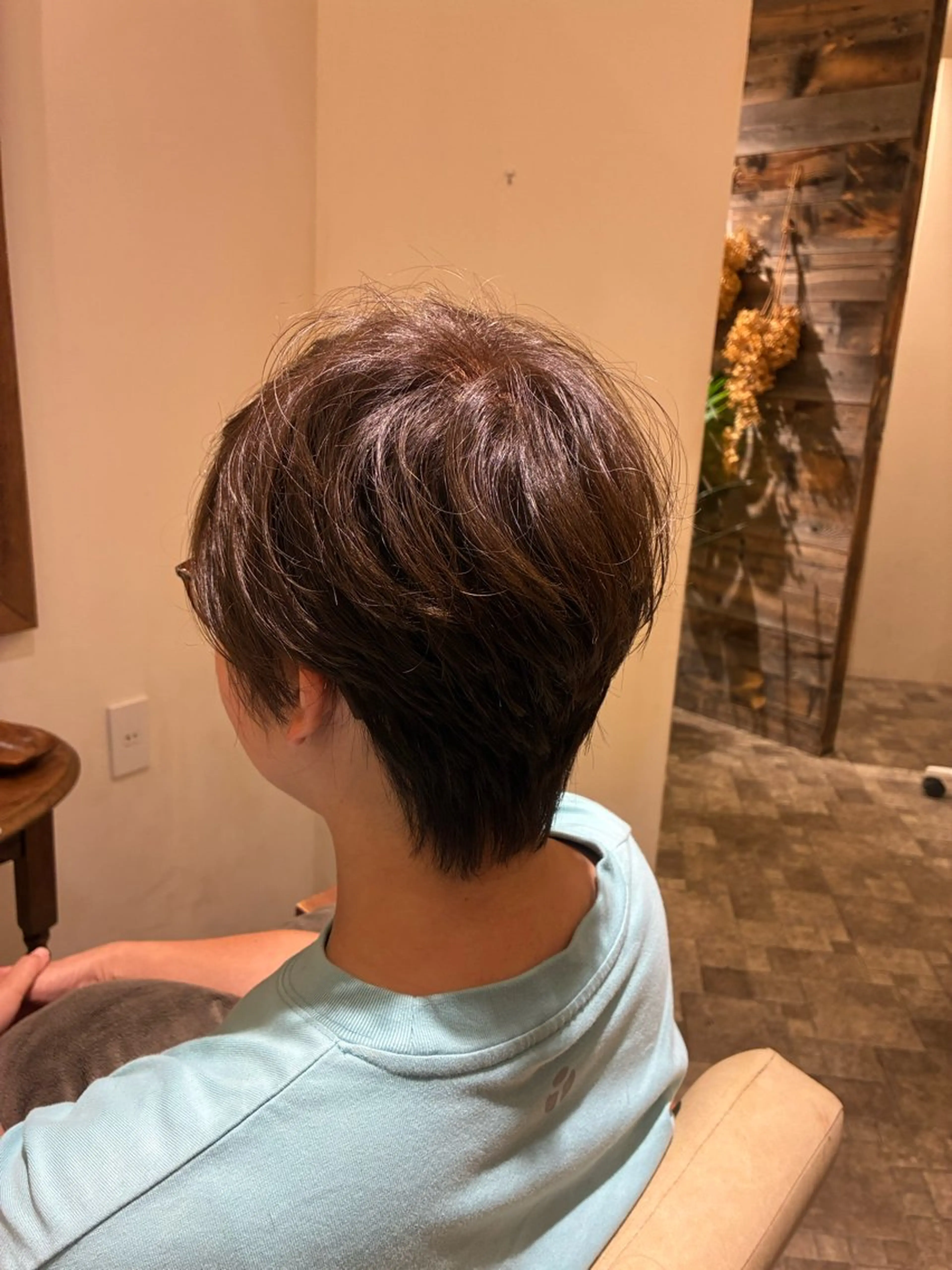 ショート ショートヘア カット 米谷 真奈美のヘアスタイル