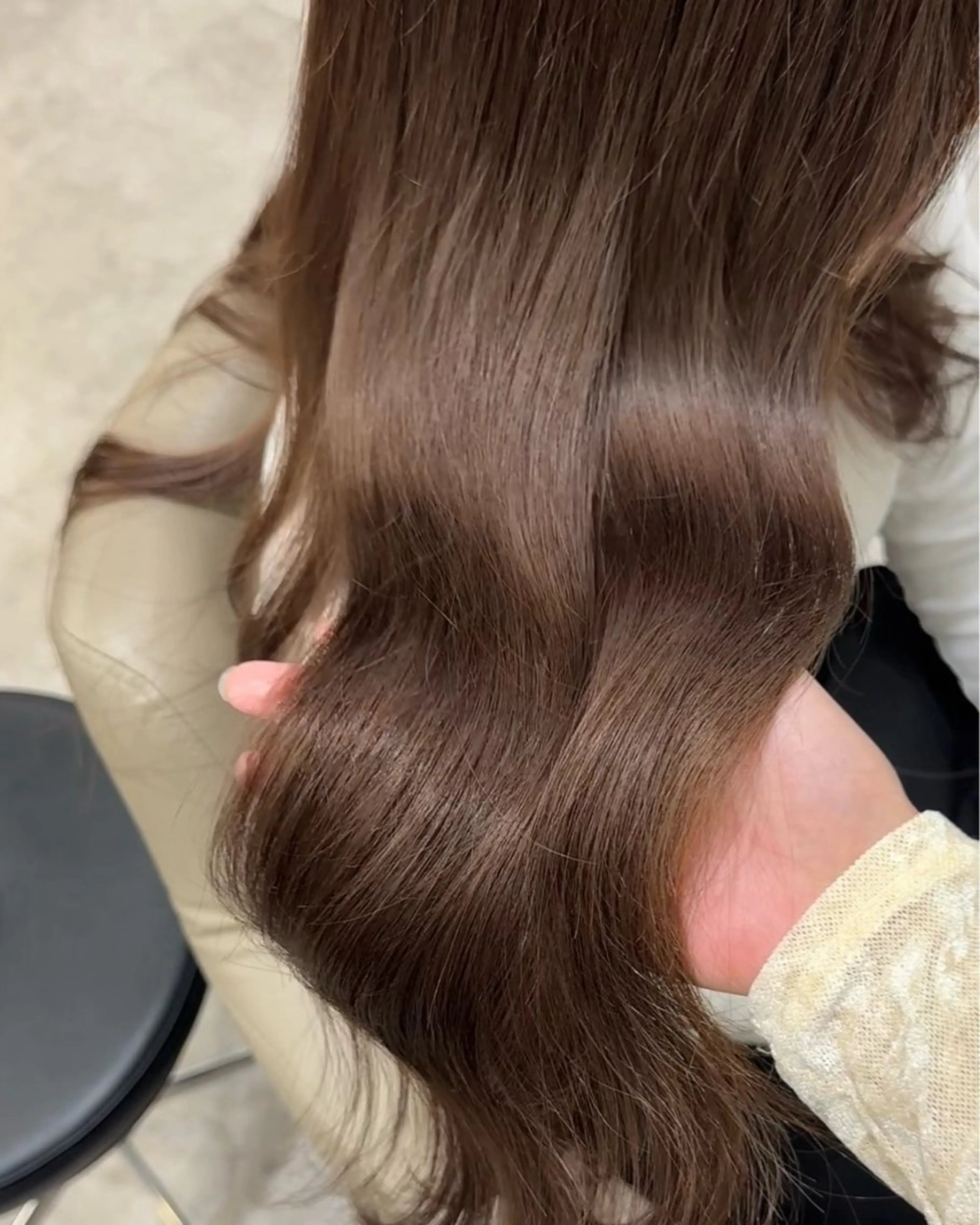 ロング カラー ヘアアレンジ 韓国/透明感カラー/ ももかのヘアスタイル