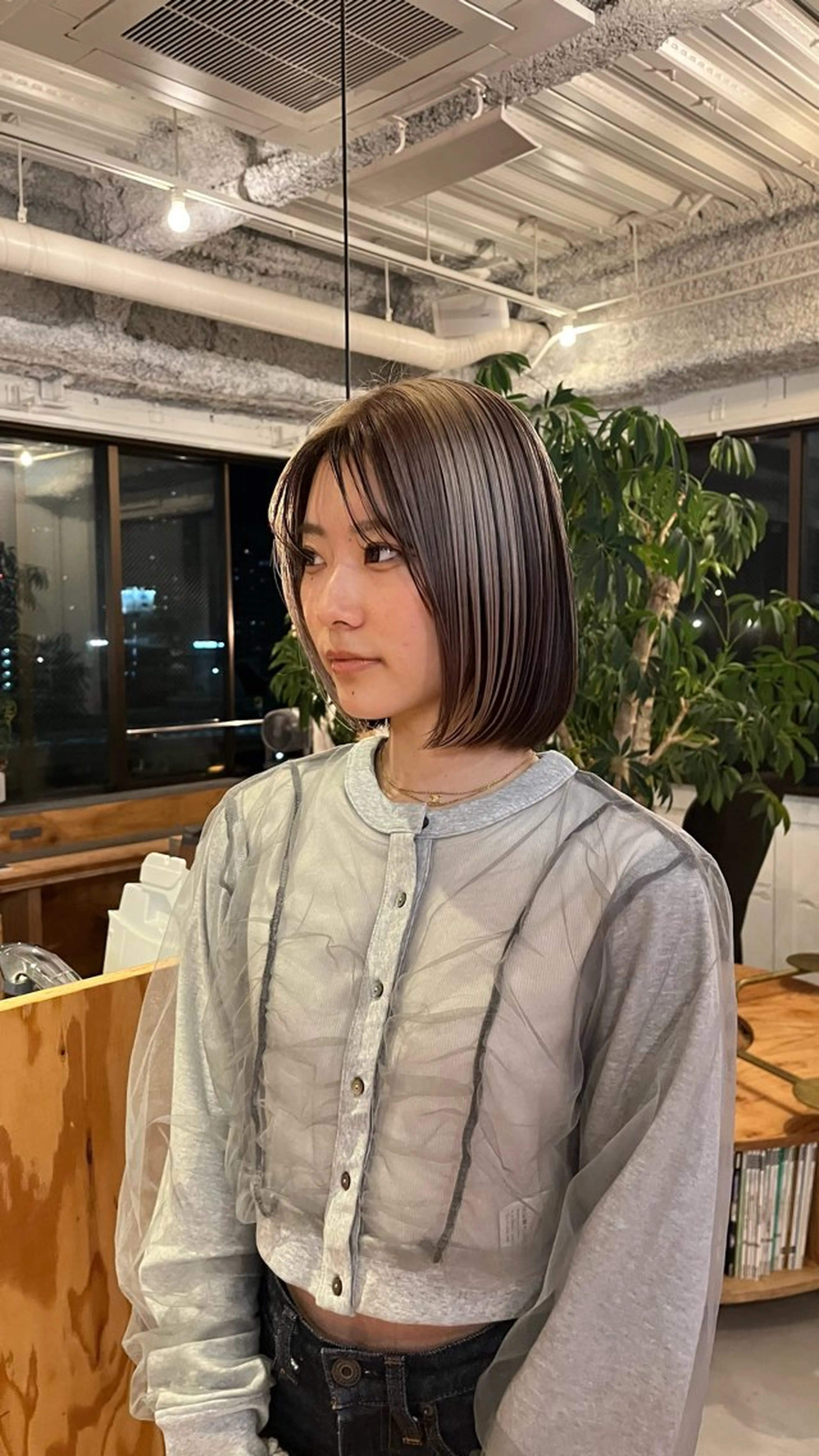 ミディアム Ren /北堀江のヘアスタイル