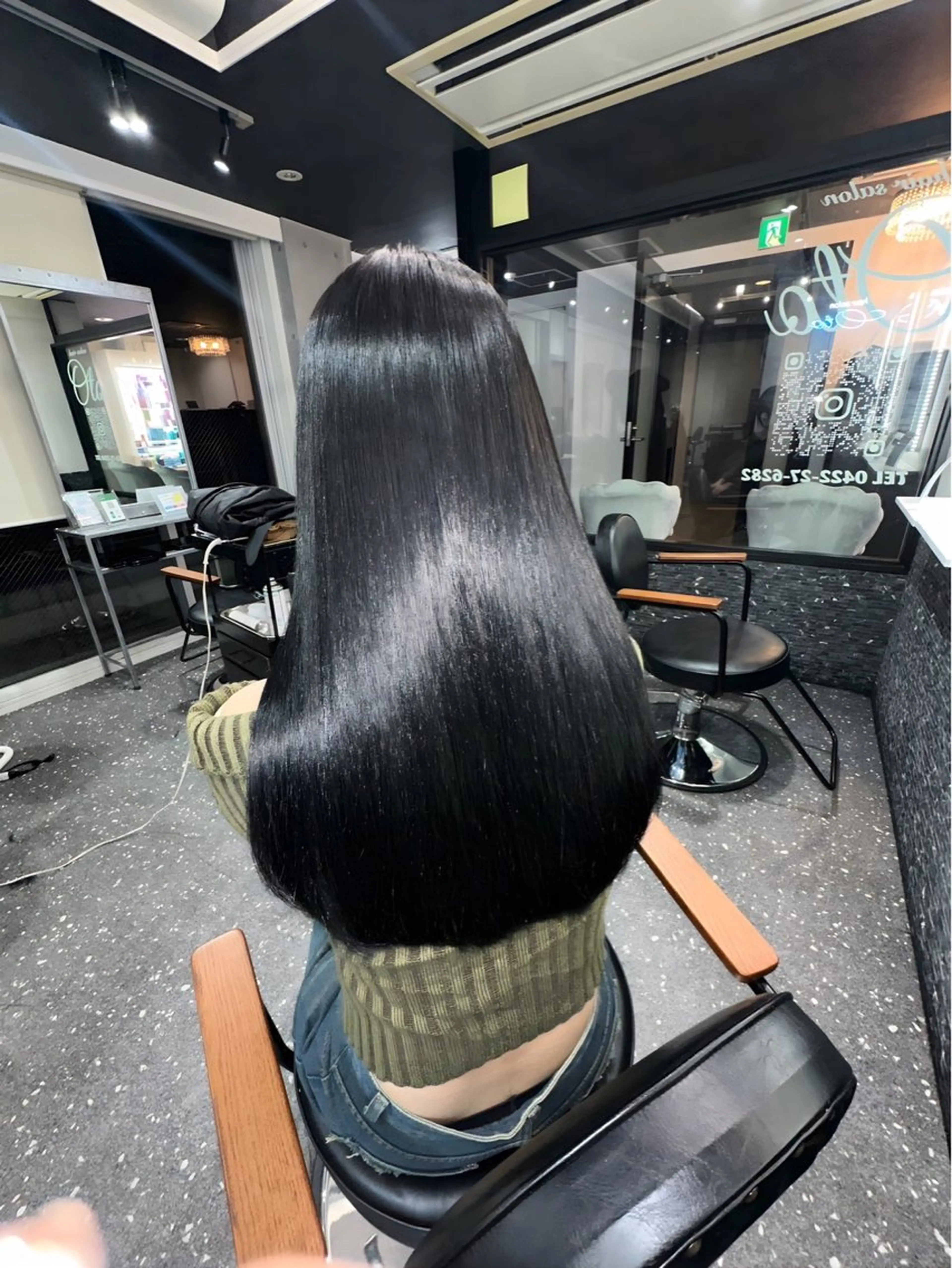 ロング カラー パーマ カット ヘアカラー 縮毛矯正 トリートメント 髪質改善⭐️縮毛矯正 中野⭐️Rinaのヘアスタイル