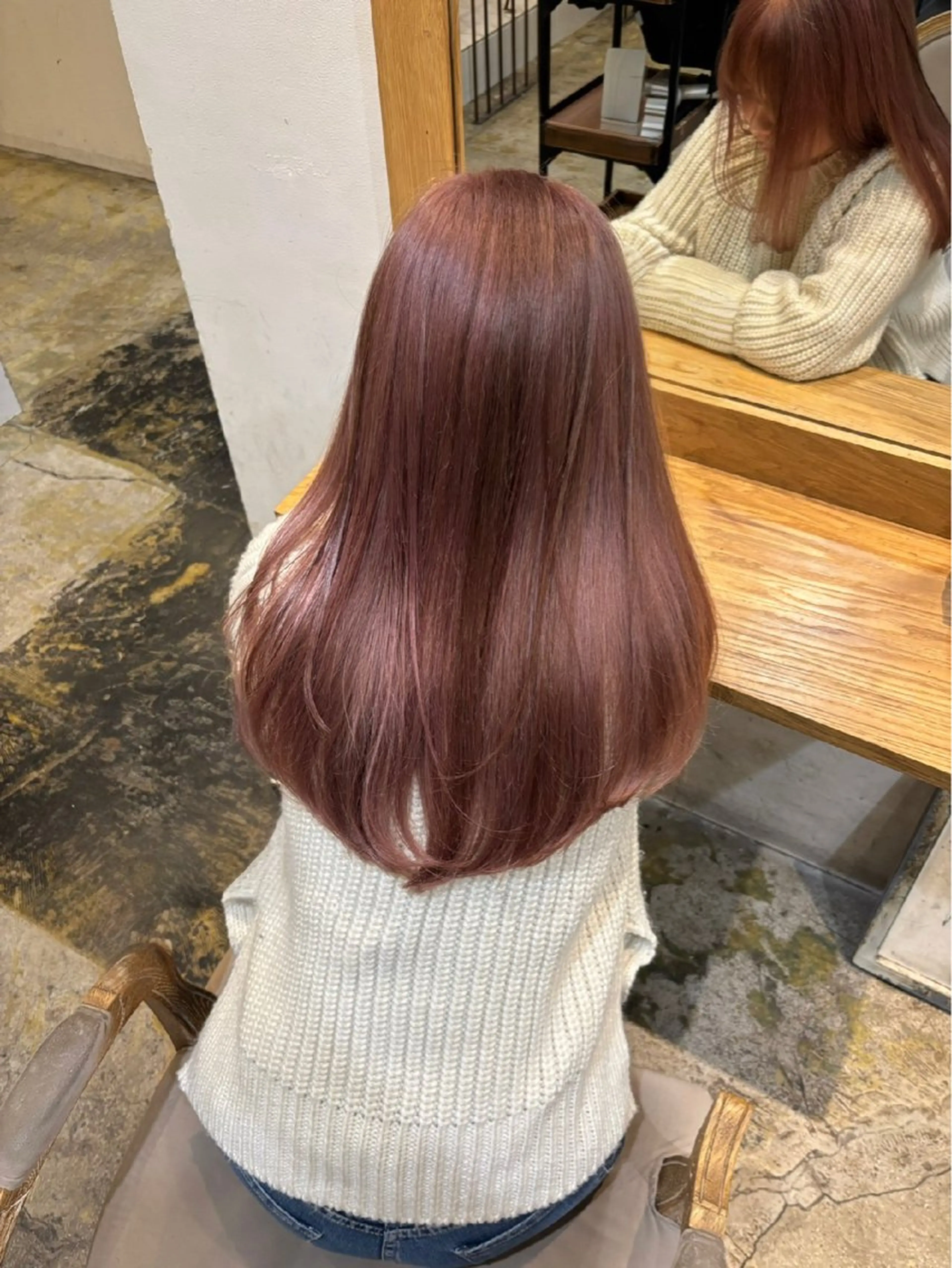 ロング ヘアカラー miyu ブリーチモデル募集中のヘアスタイル
