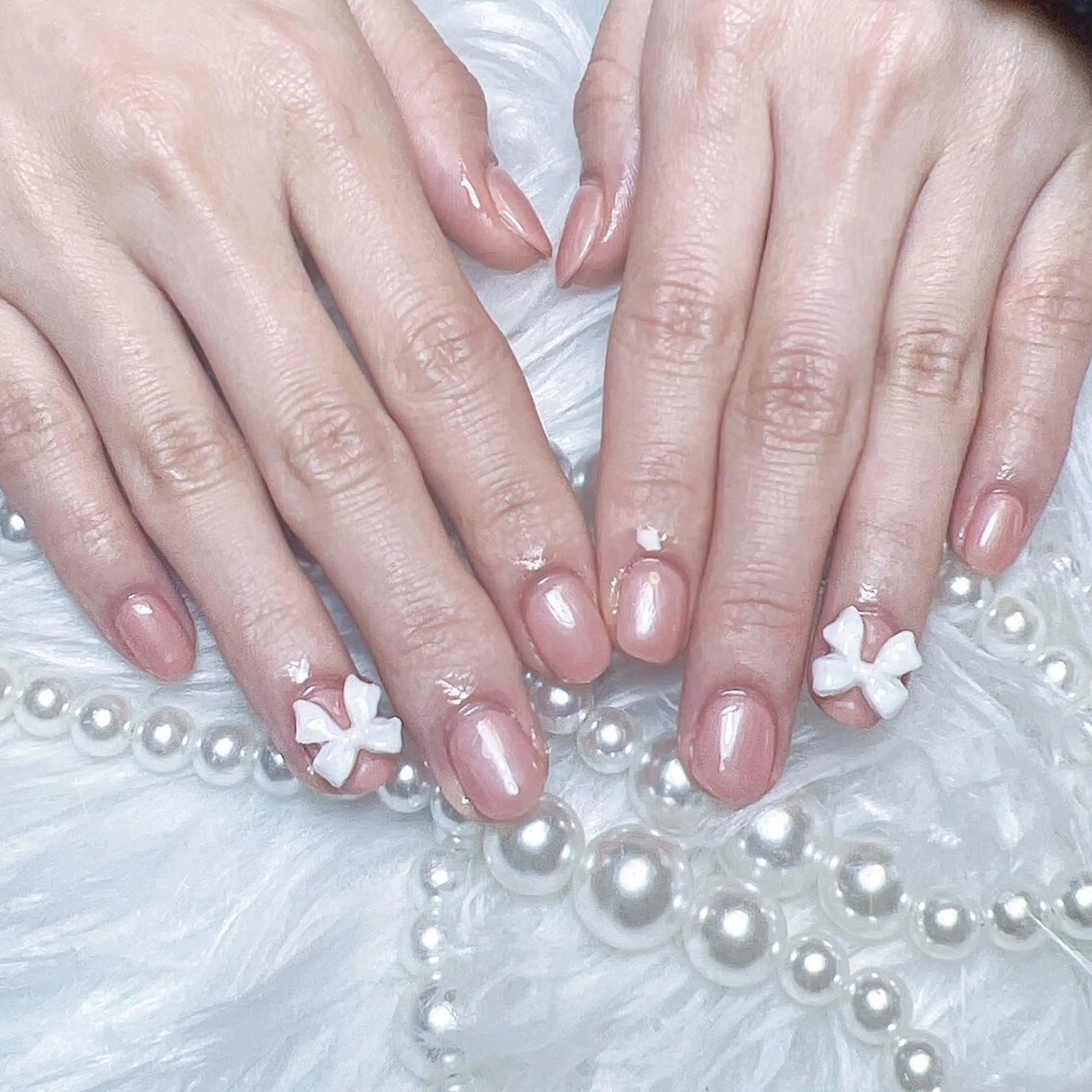 ネイル H3 Nail Tsuki🦋💙のネイルデザイン