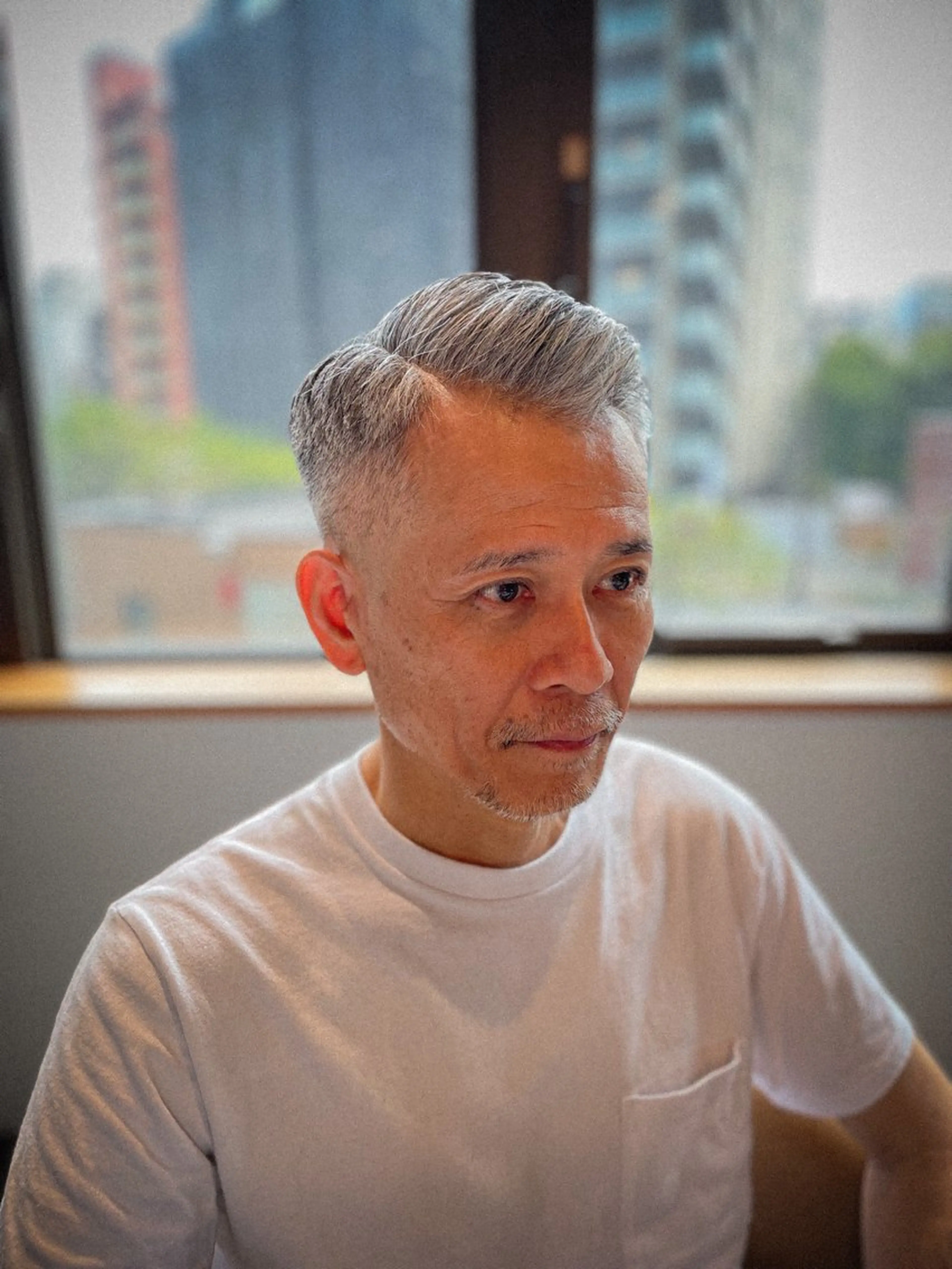 40代以上限定カット+スタイリングの写真