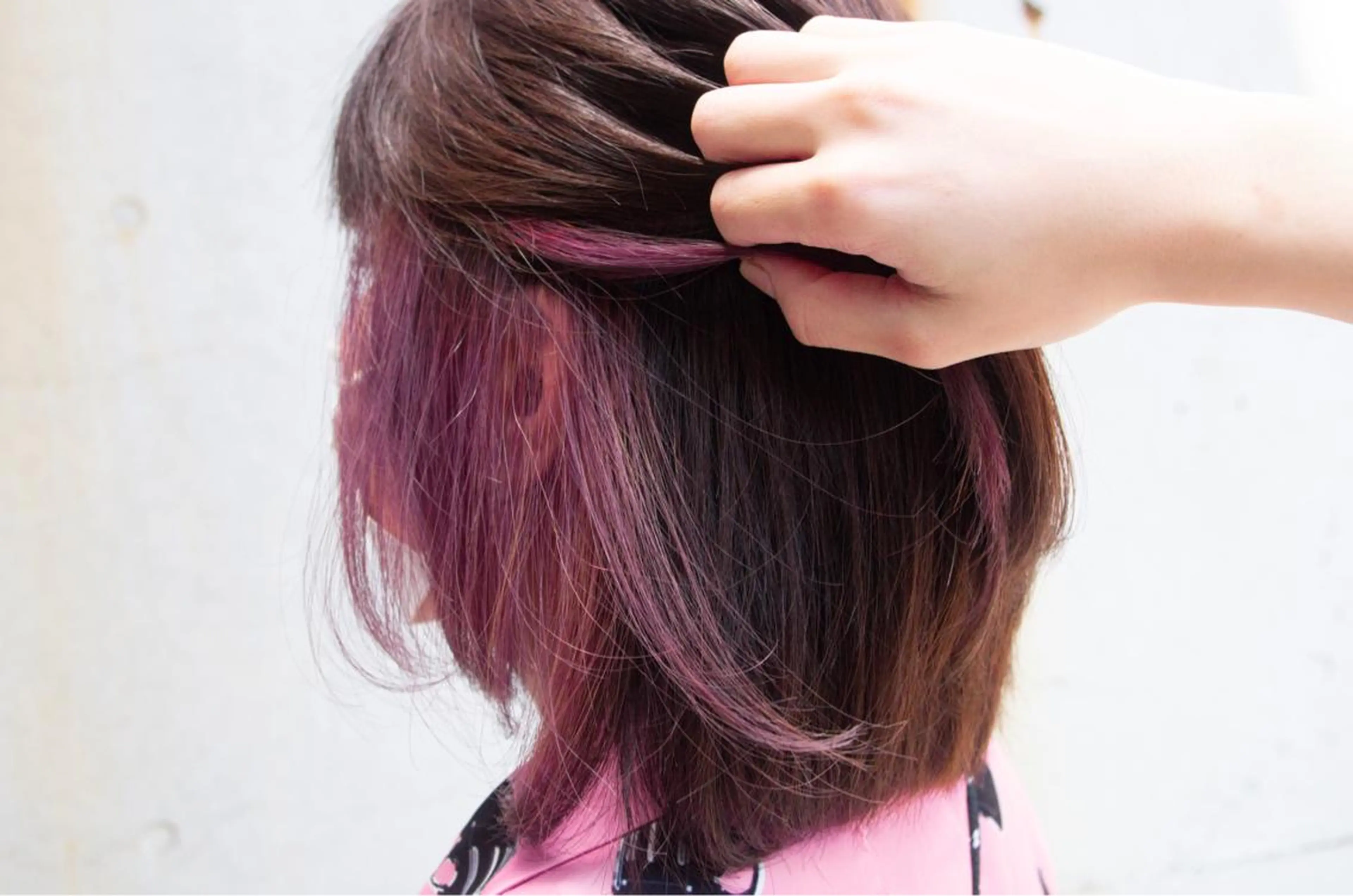 ミディアム カラー ボブレイヤー ダブルカラー インナーカラー ボブ レイヤーカット 💐大人ショート💐 似合わせ　Fumiのヘアスタイル