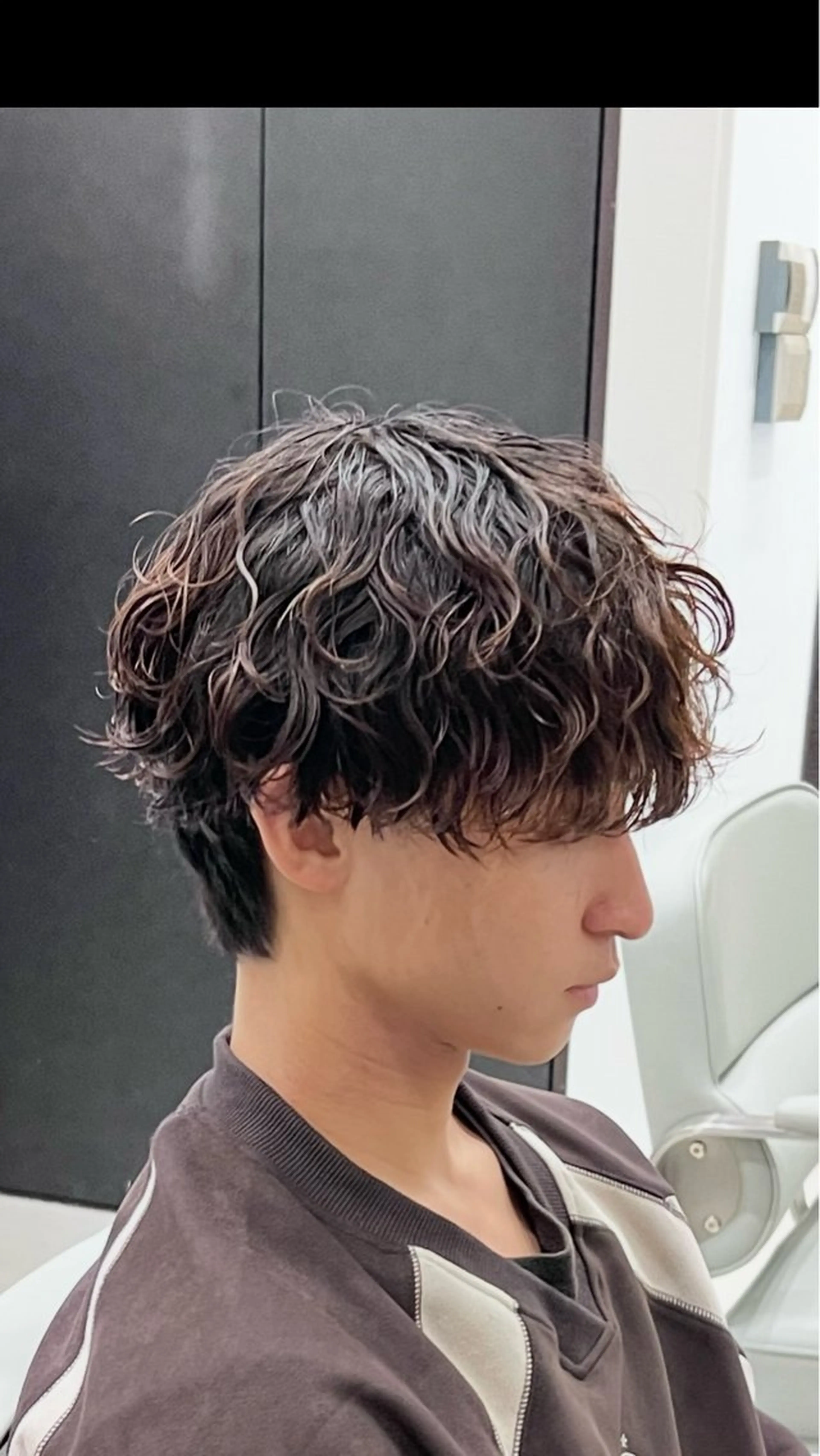 ショート カット パーマ 梅田/パーマ特化/ メンズパーマ/一色翔のヘアスタイル