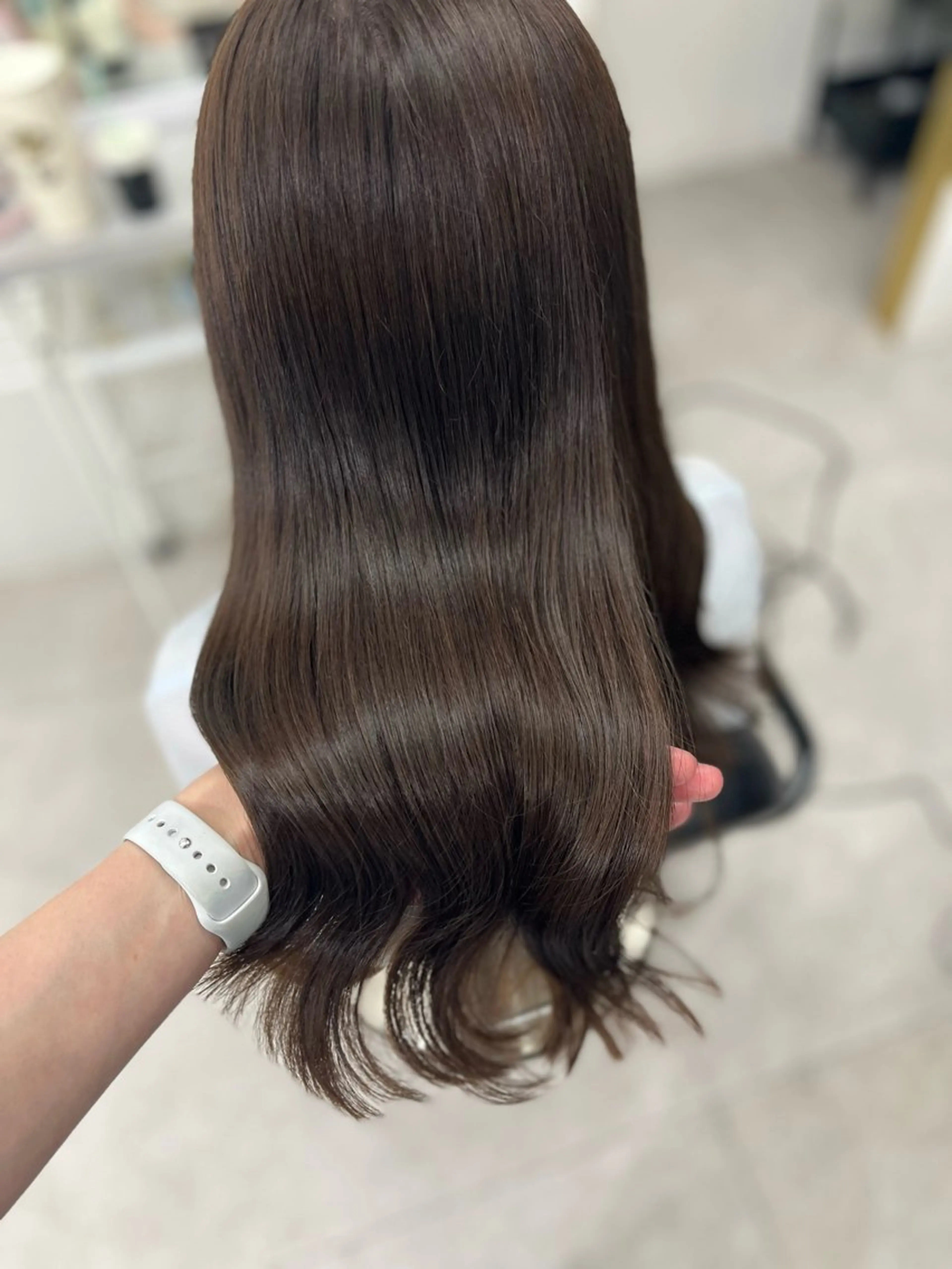 ロング カラー ブラウンカラー チョコレートブラウン 🫧ぷる艶カラー🫧 Yuubi🦩のヘアスタイル