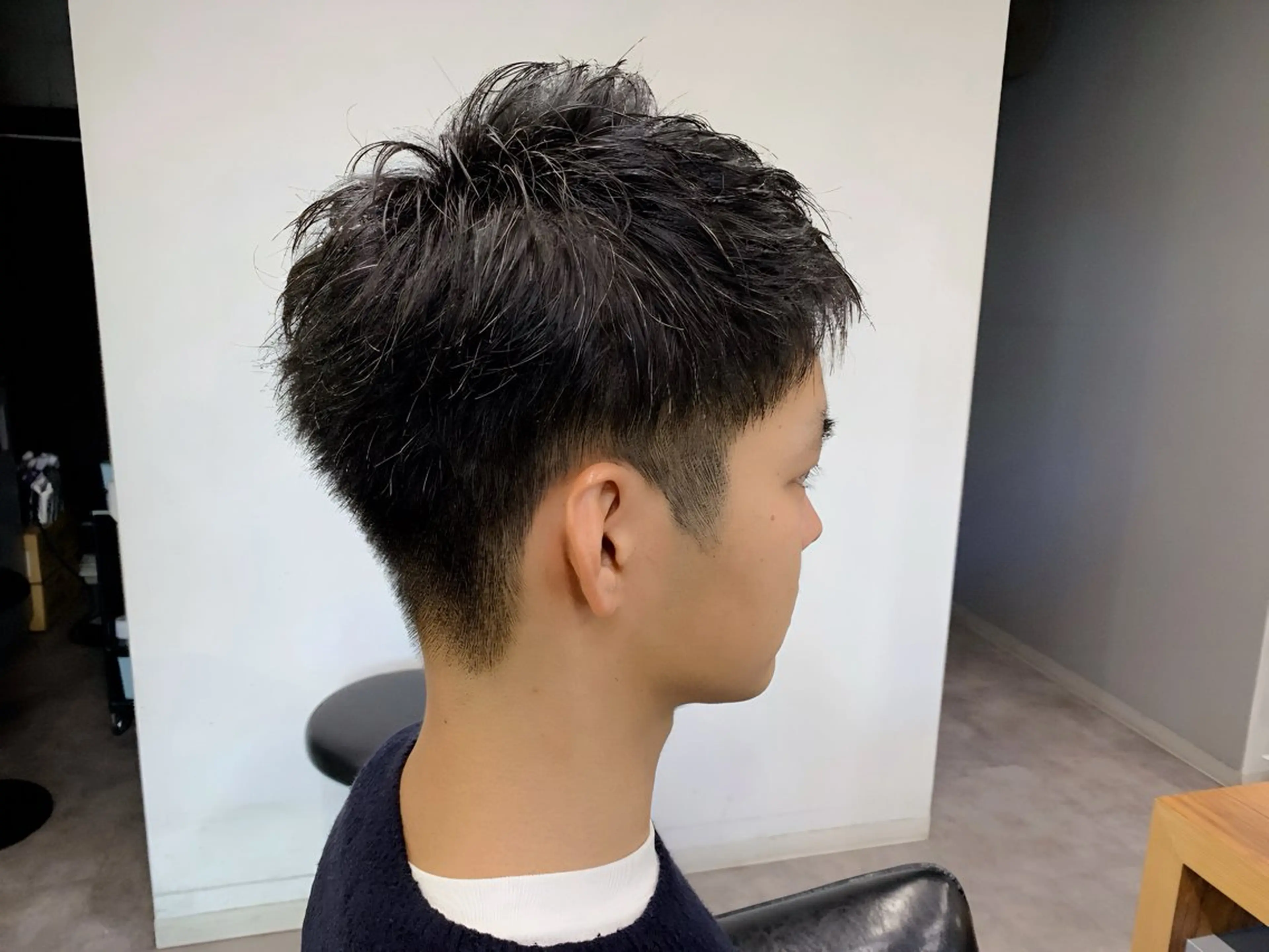 カット+ポイントパーマの写真