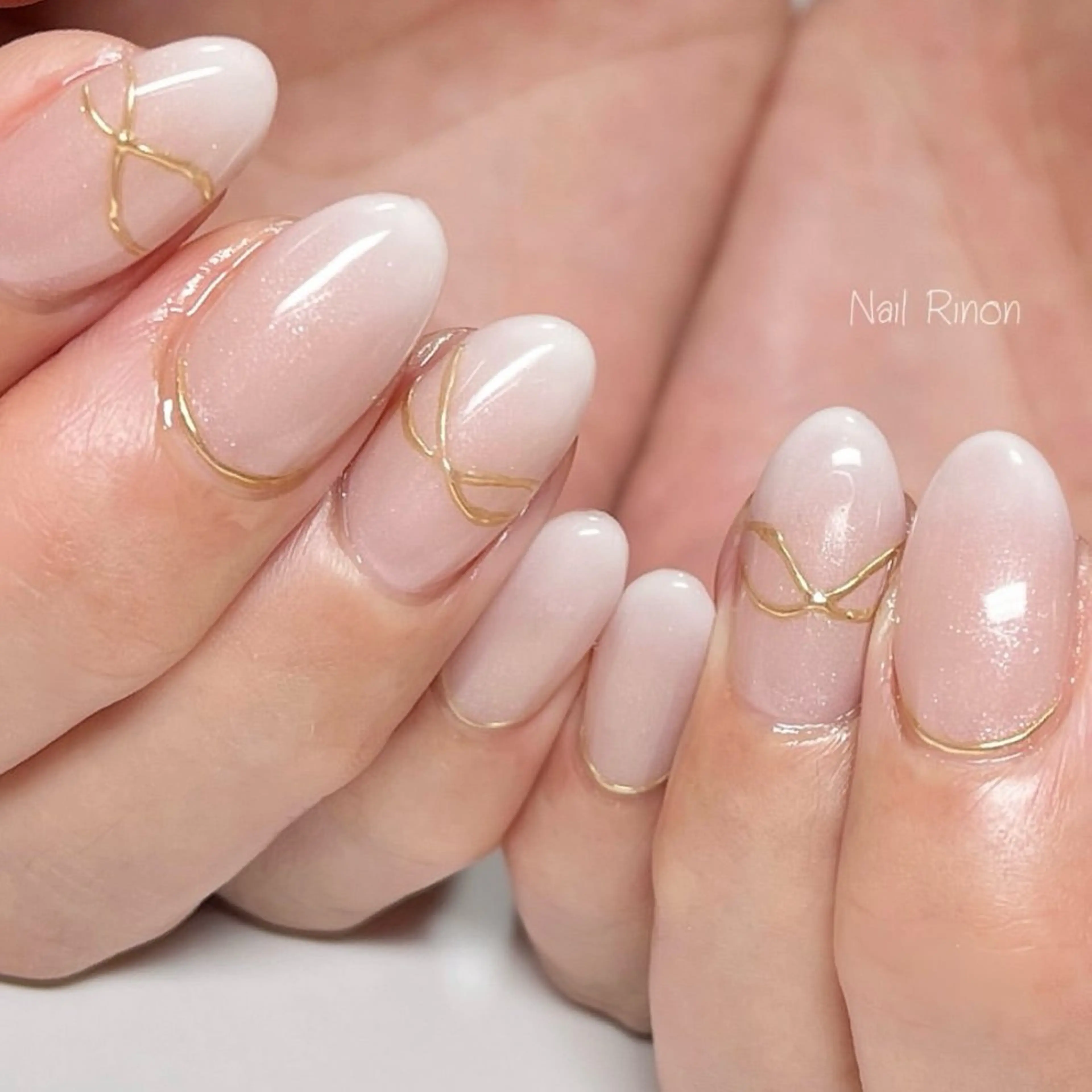 ネイル グラデーション ハンドネイル Nail Rinonのネイルデザイン