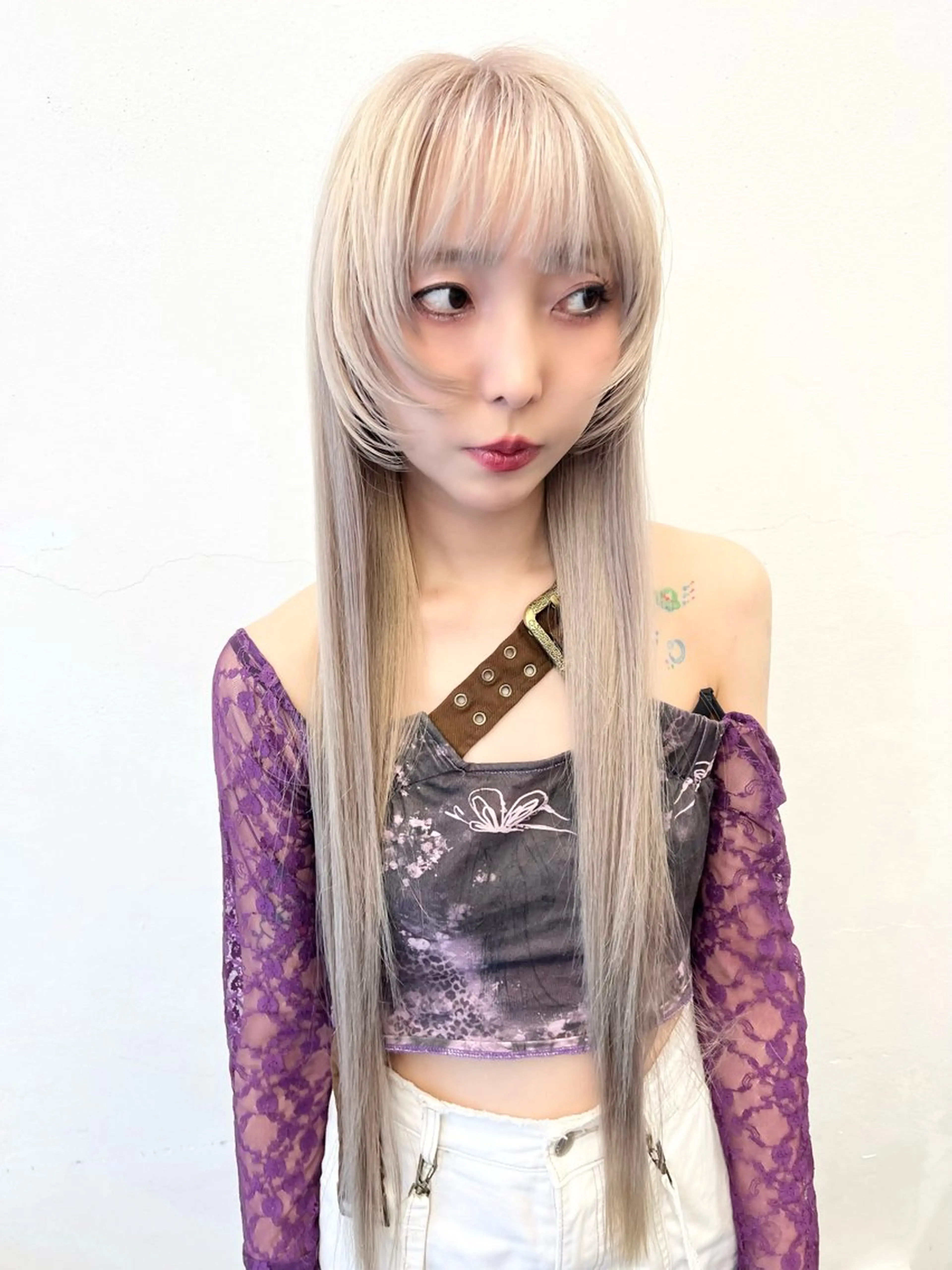 ロング カラー ヘアカラー トリートメント HARU//原宿🤍 リピート率NO.1のヘアスタイル