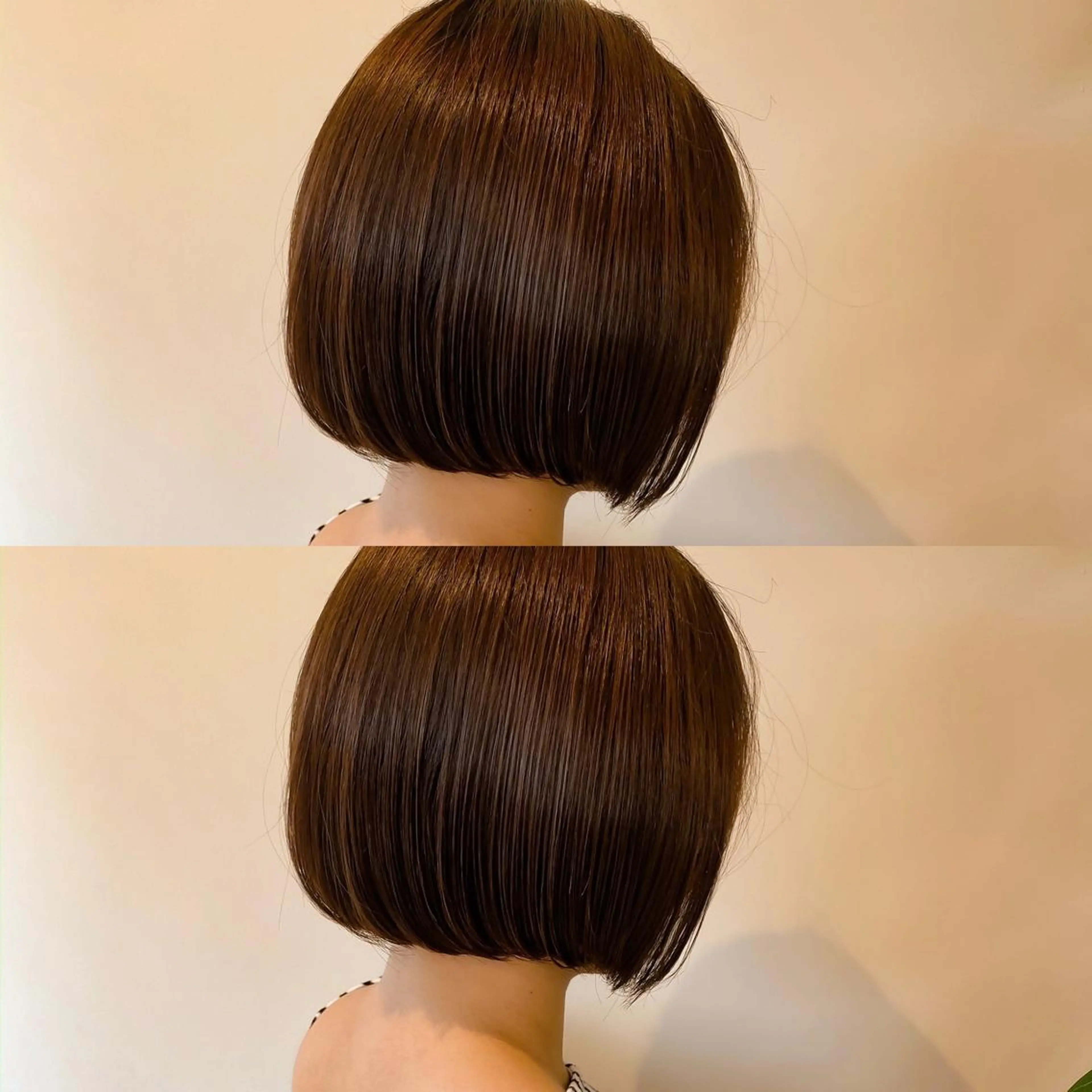 ショート カラー レイヤー/韓国/ボブ 縮毛矯正/畠中ケントのヘアスタイル