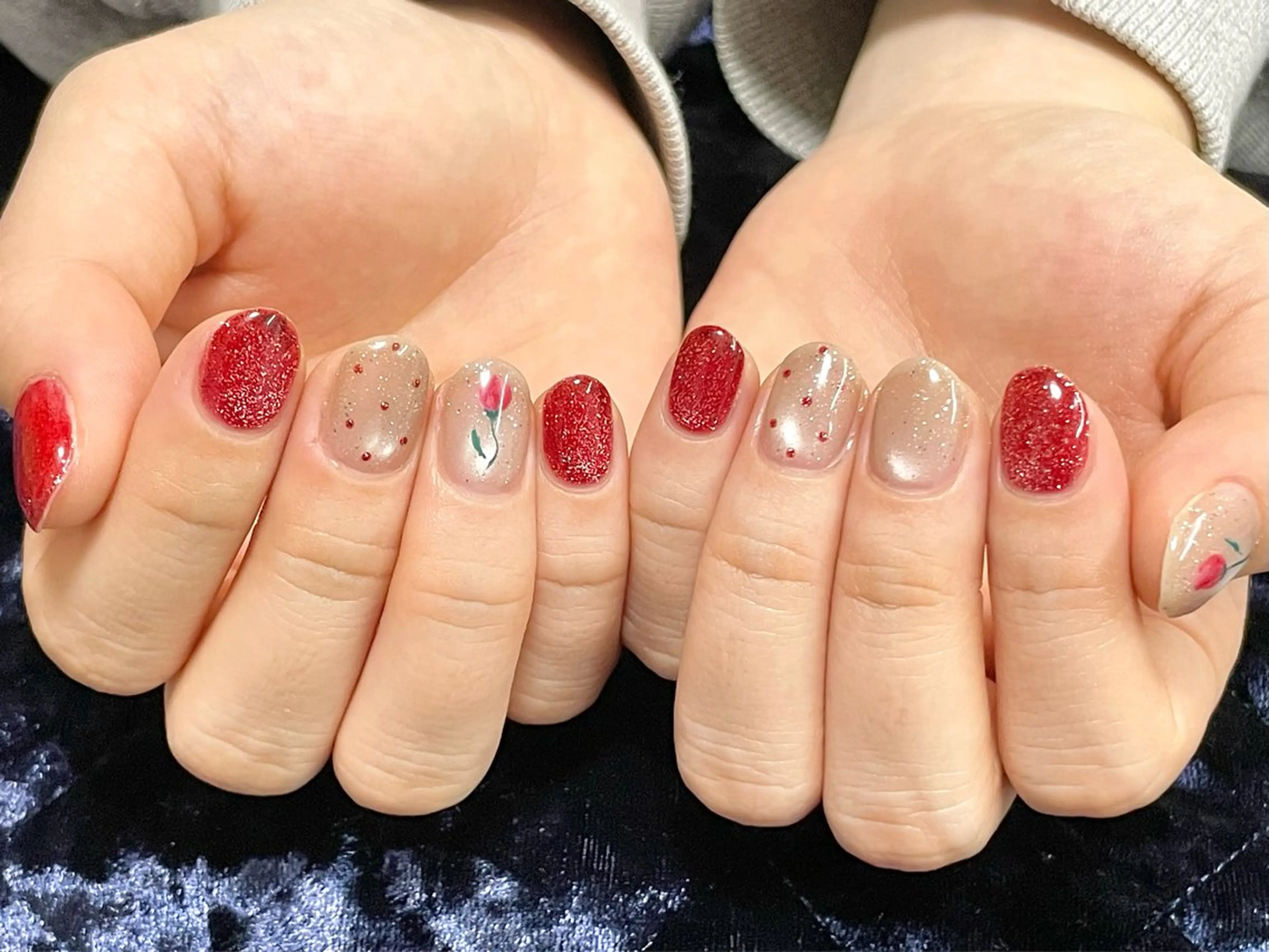 ネイル 持ち込み ショートネイル専門店 フェルンヴェー代々木のネイルデザイン