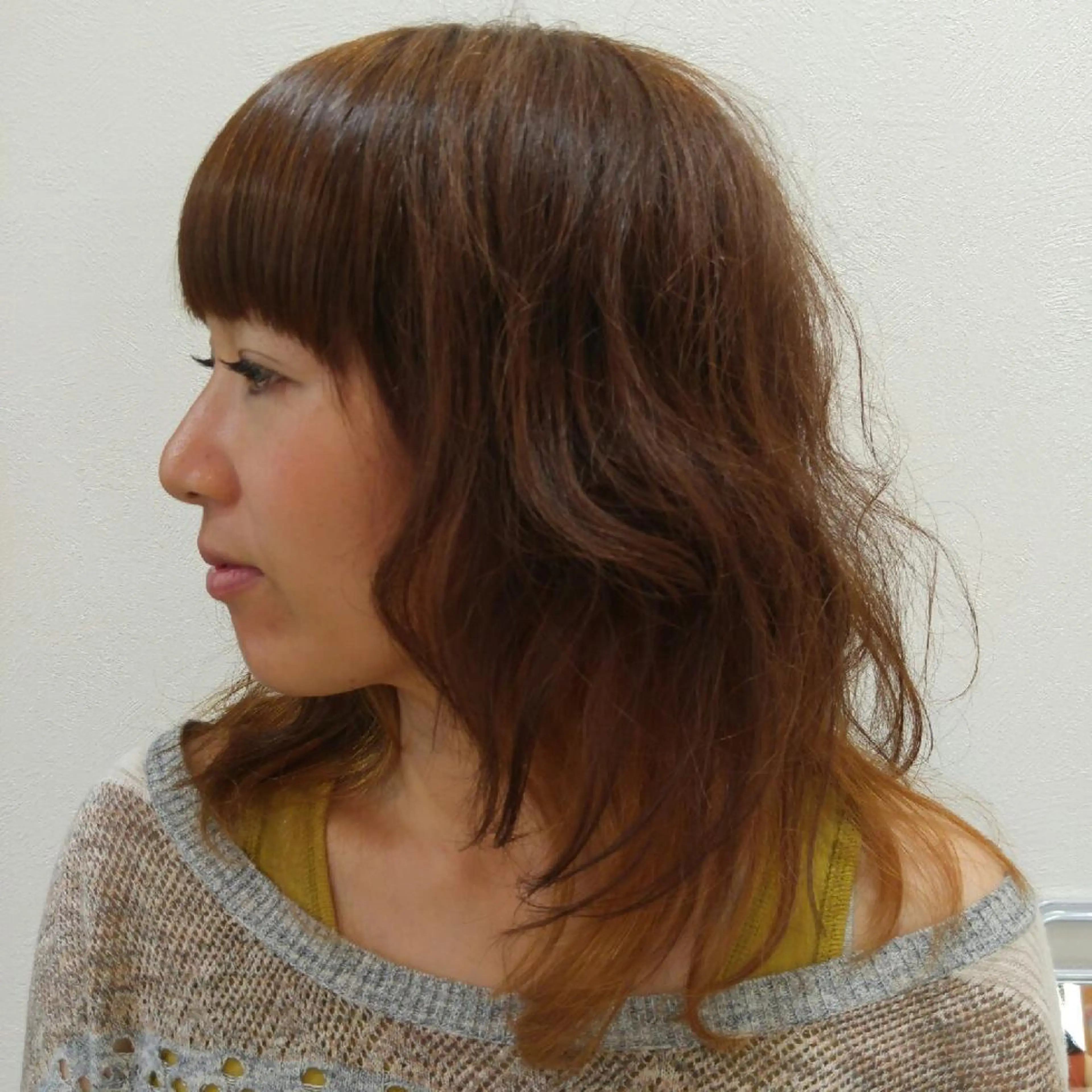 ミディアム パーマ brut所属・SaKai Nozomiのヘアスタイル