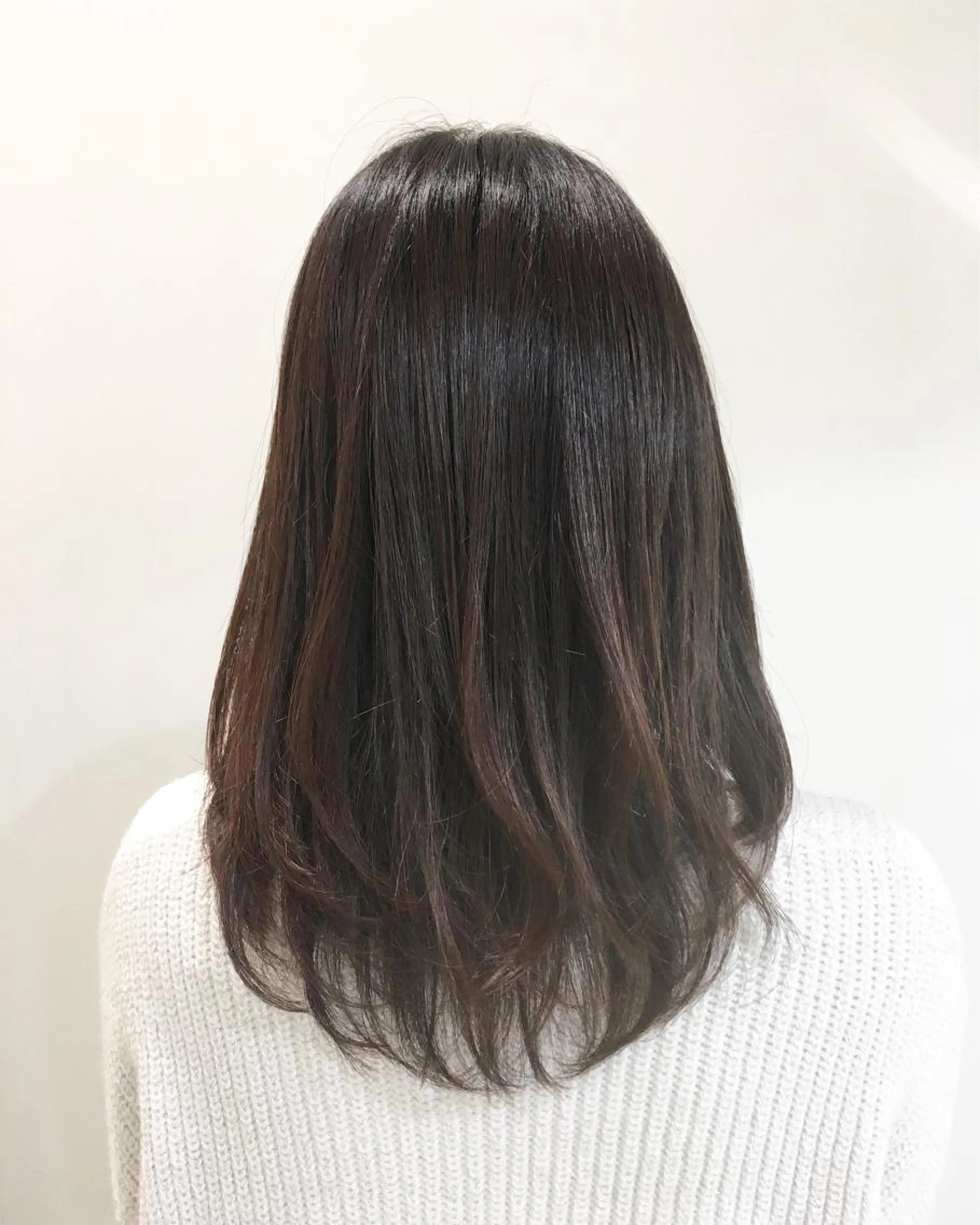 ヘアカラー & oggi ottoトリートメントの写真