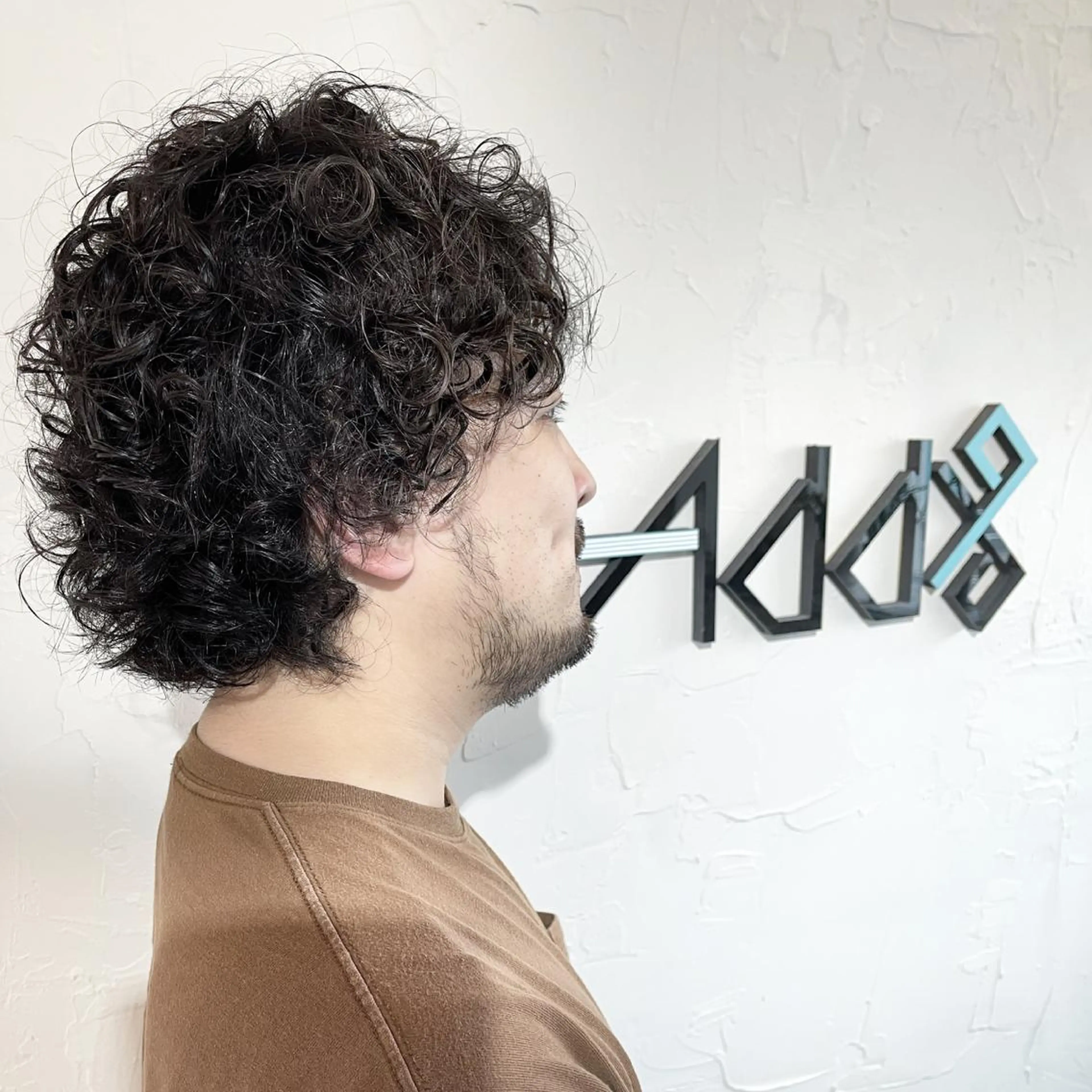 ミディアム カラー パーマ ヘアアレンジ メンズ トリートメント 酸熱トリートメント カット パーマ Add9 柳田健登のヘアスタイル