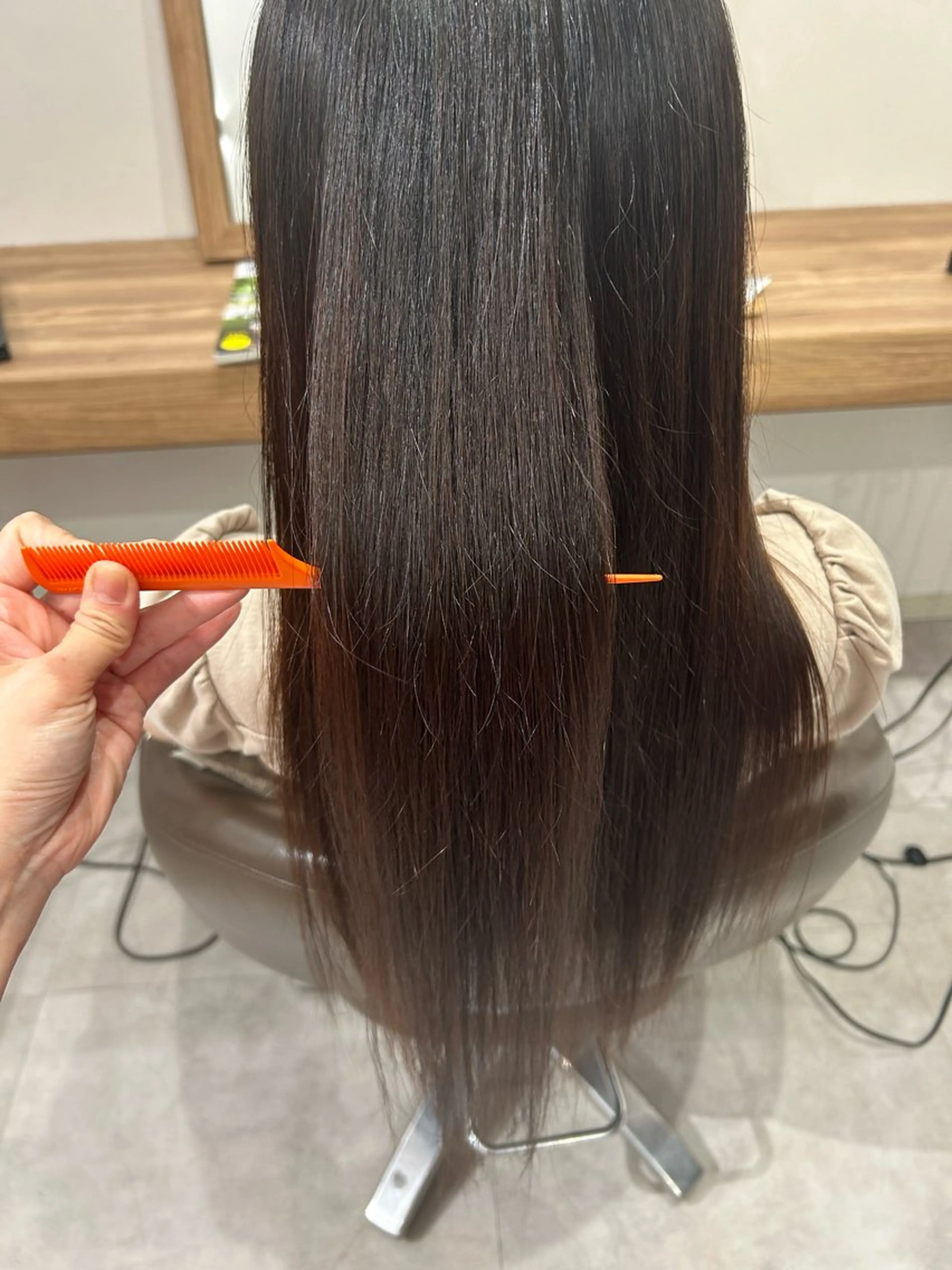 ロング パーマ 山越 美裕樹のヘアスタイル