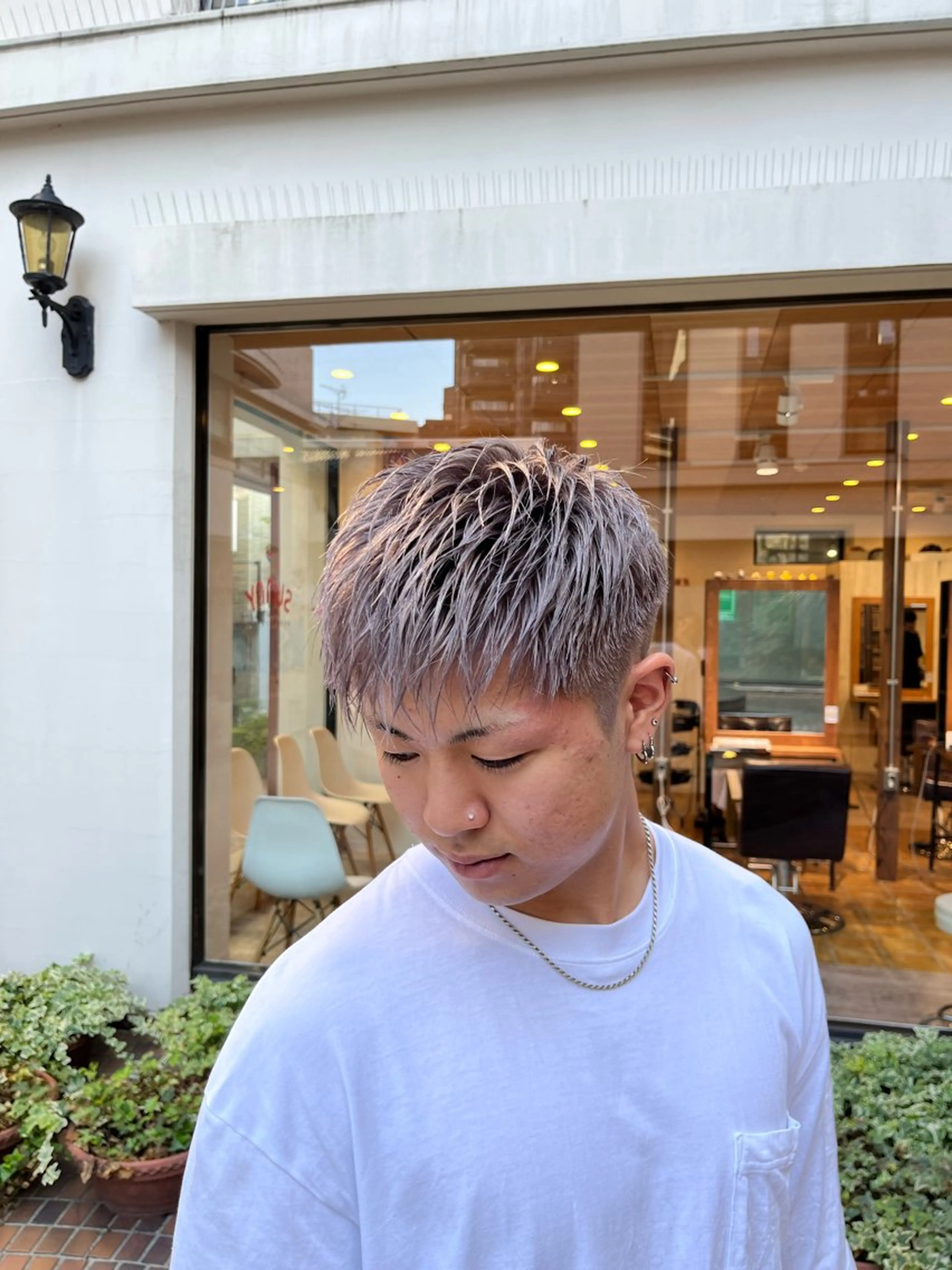カラー メンズ メンズハイトーン ハイトーンカラー カット ヘアカラー トリートメント ✨メンズスタイル✨ Daiのヘアスタイル