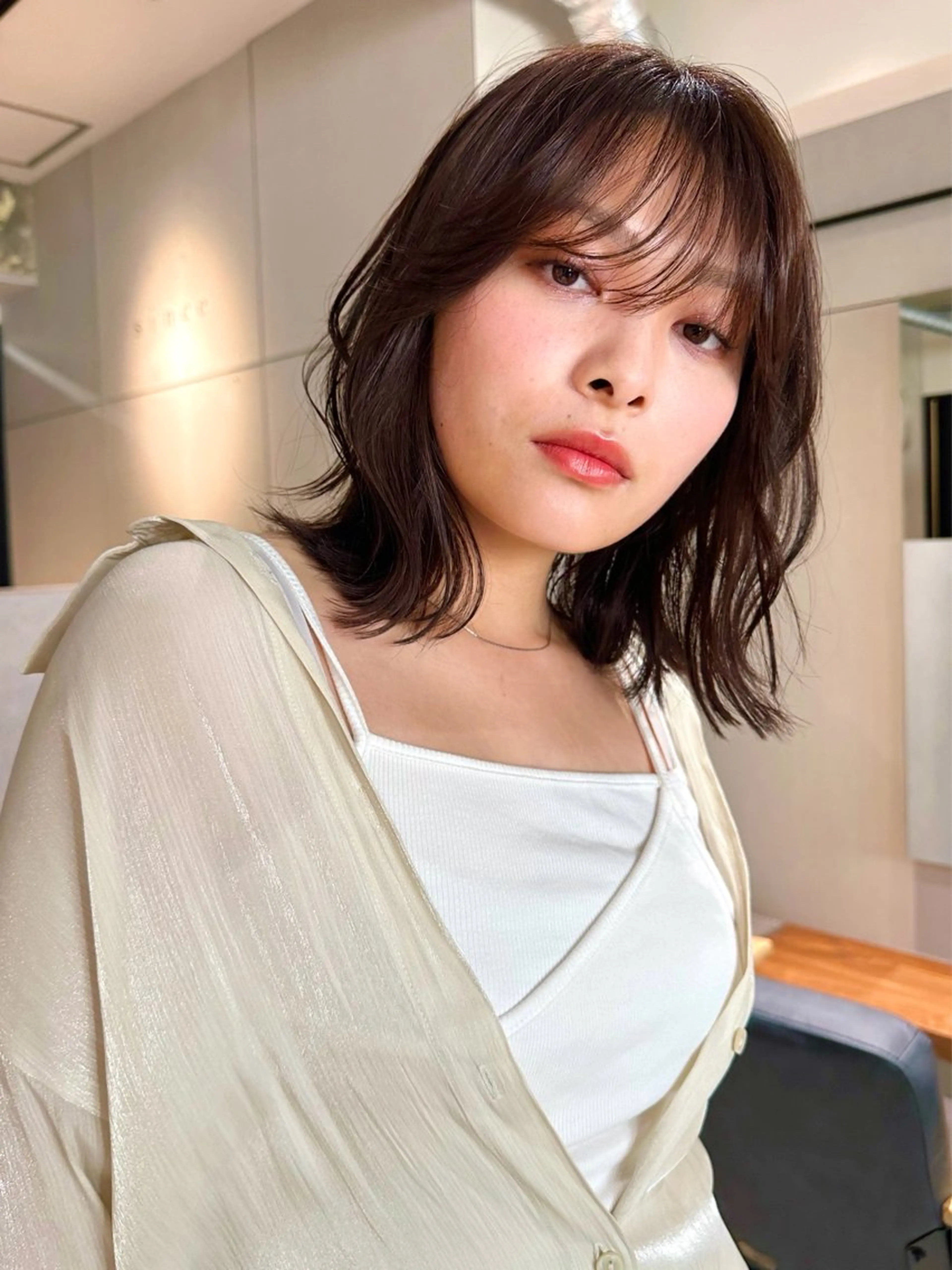 ショート カラー パーマ kazuki【顔周り ×レイヤーカット】のヘアスタイル