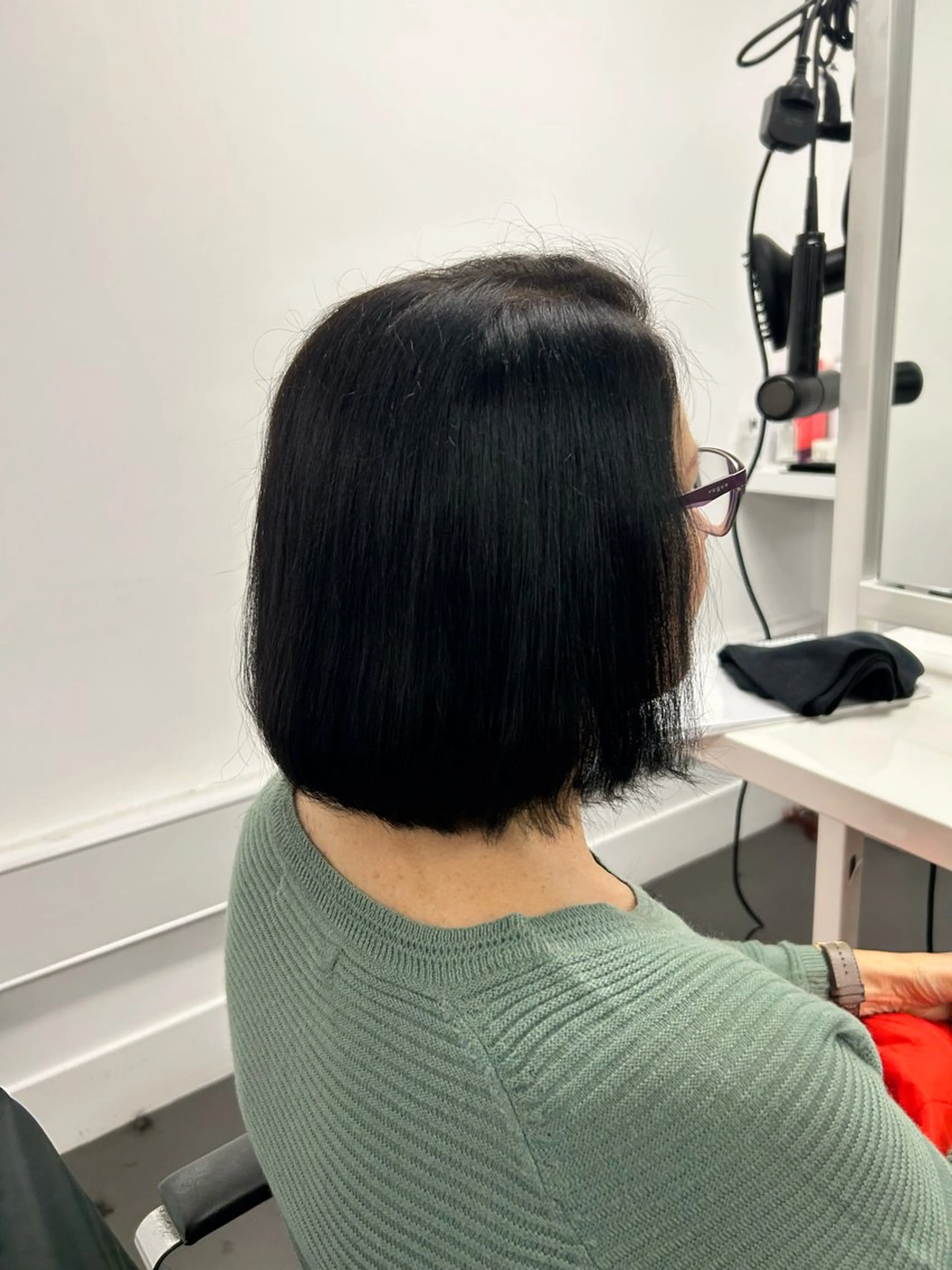 ミディアム カット はるか/透明感暗髪 /ヘアアレンジ🤍のヘアスタイル