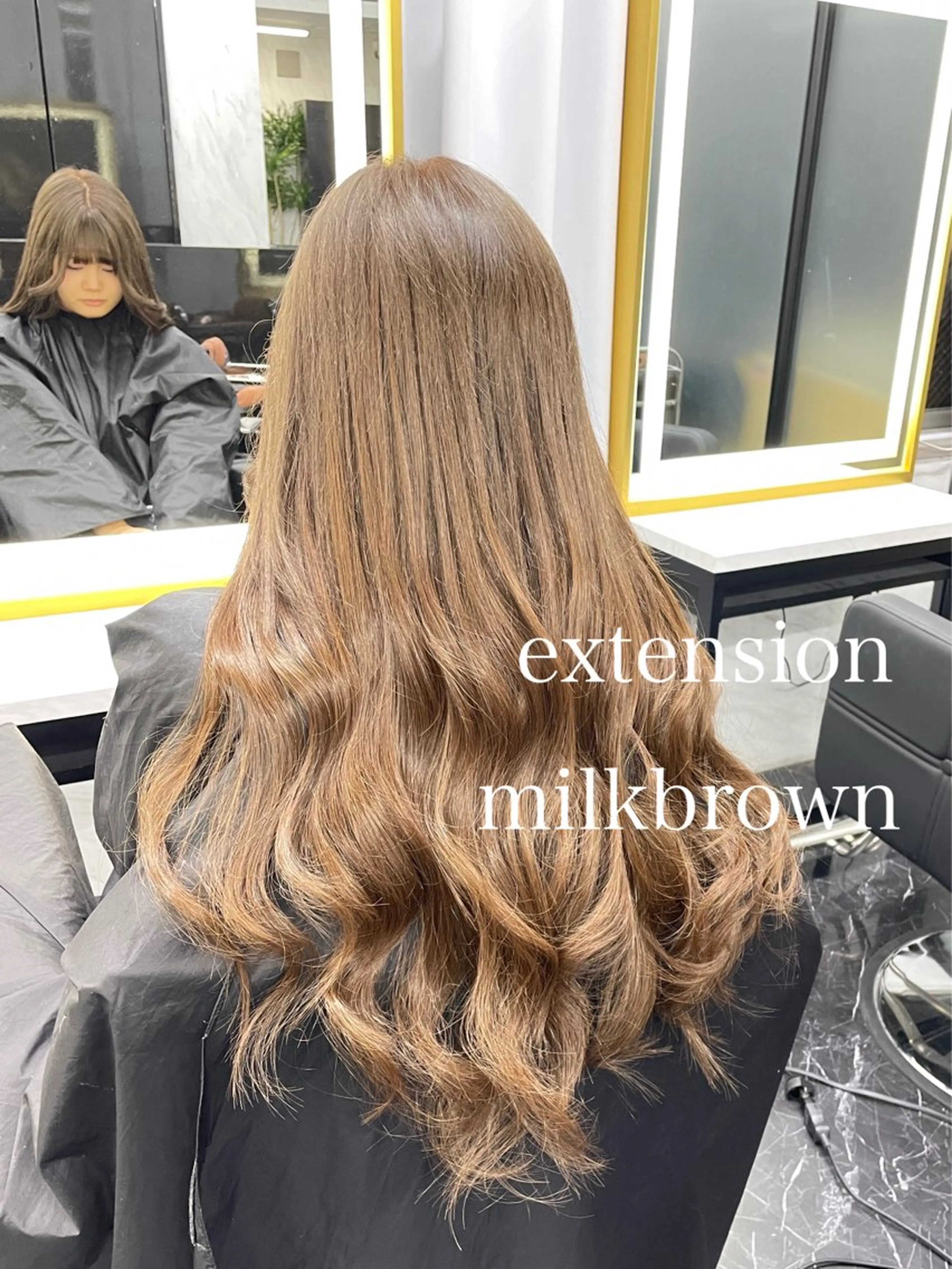 ロング カラー ヘアカラー エクステ エクステ🩵ブリーチ 韓国ヘア🩵KAEのヘアスタイル