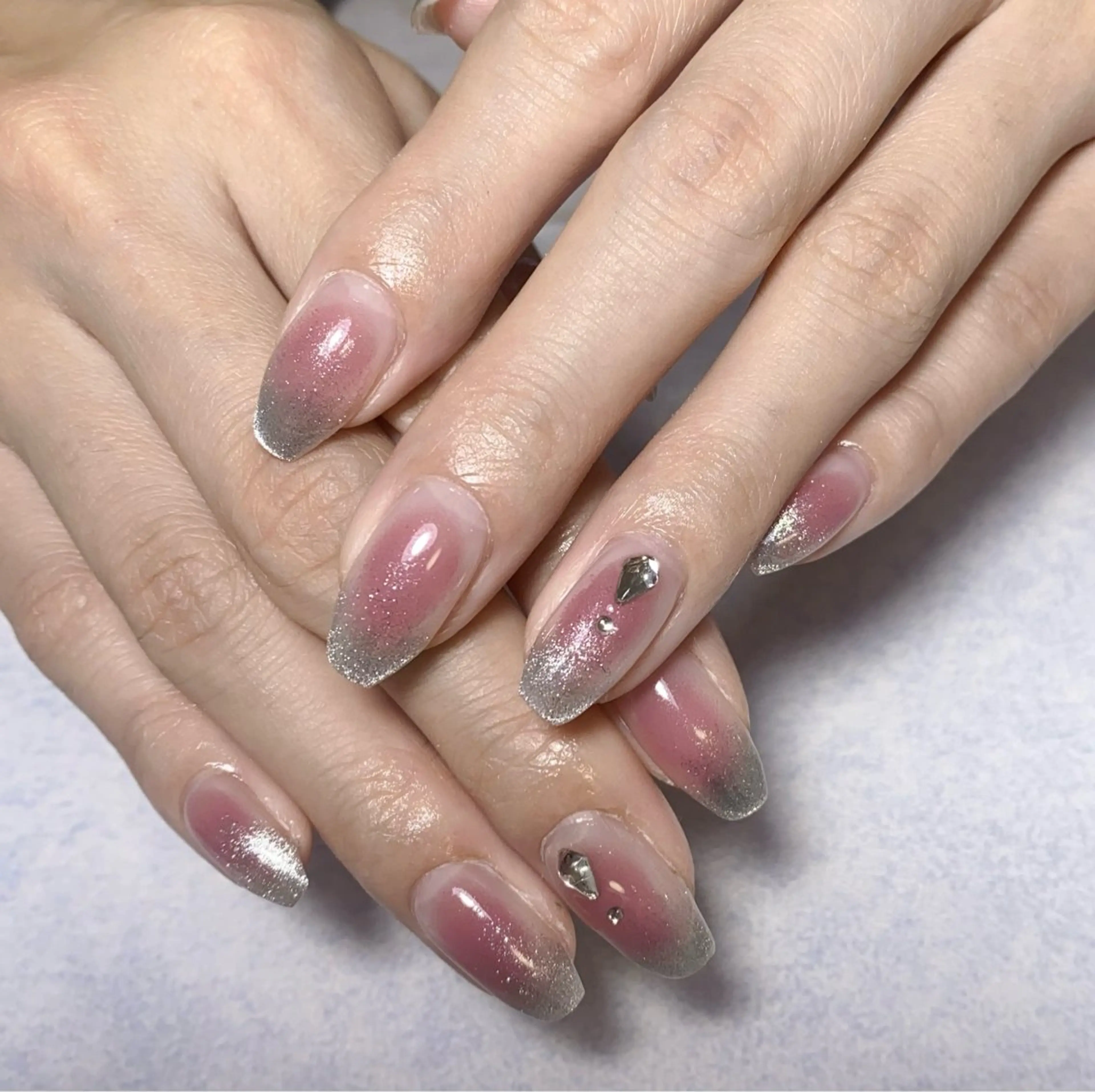 ネイル アートネイル フレンチネイル ジェルネイル グラデーション 韓国ネイル Nail Salon kihi大塚店のネイルデザイン