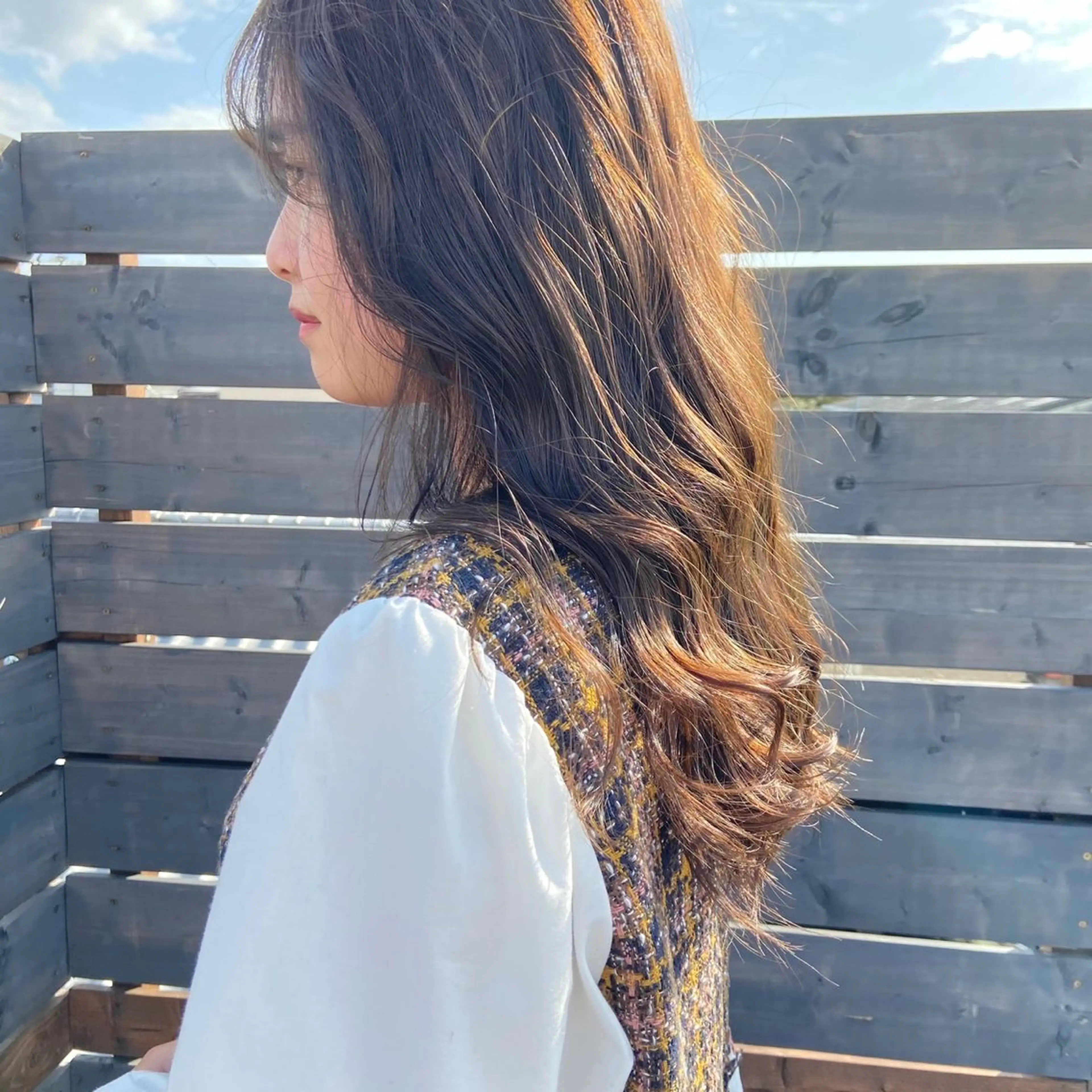 ロング カラー TIDEHAIR SHOBUのヘアスタイル