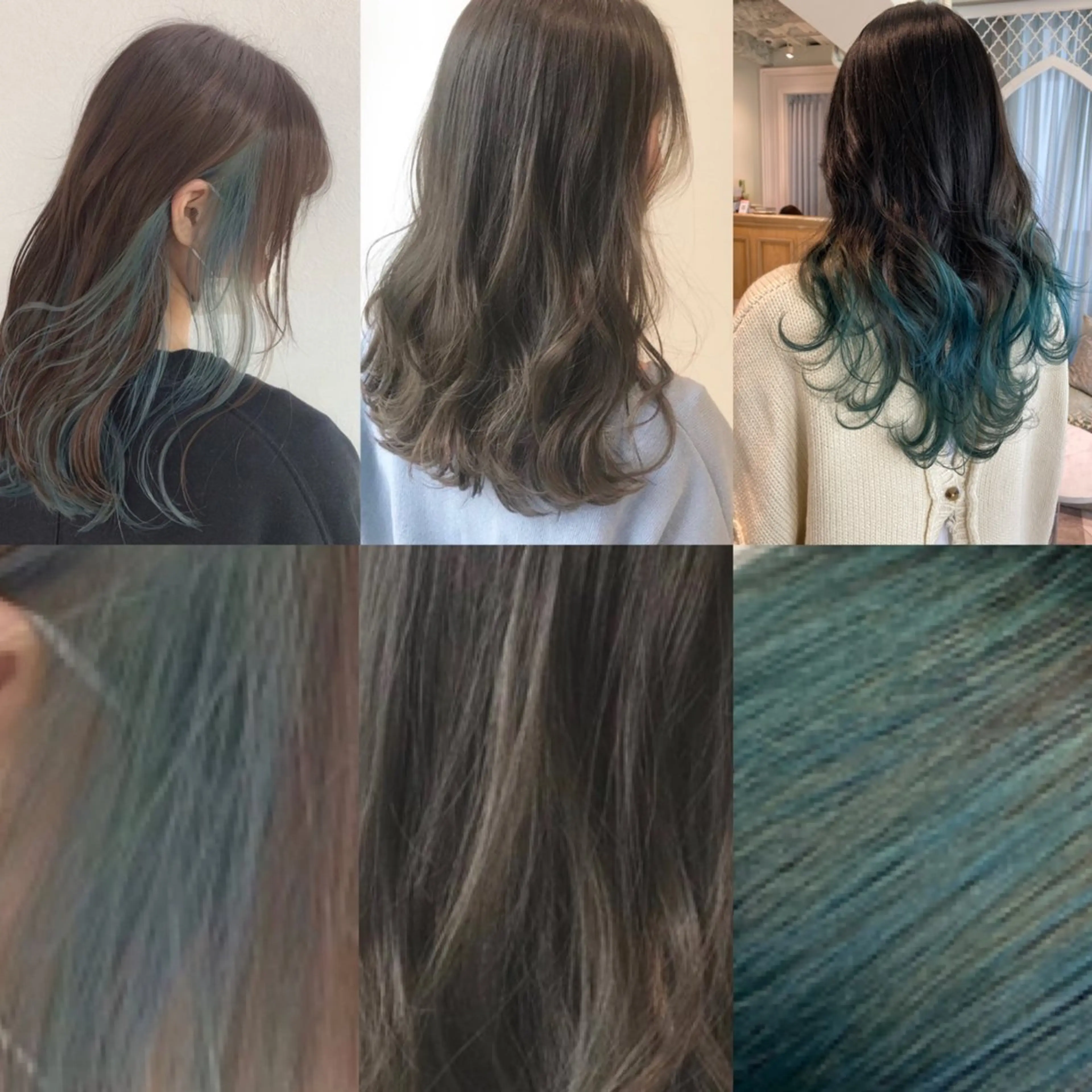 セミロング カラー 渡辺 麻衣のヘアスタイル