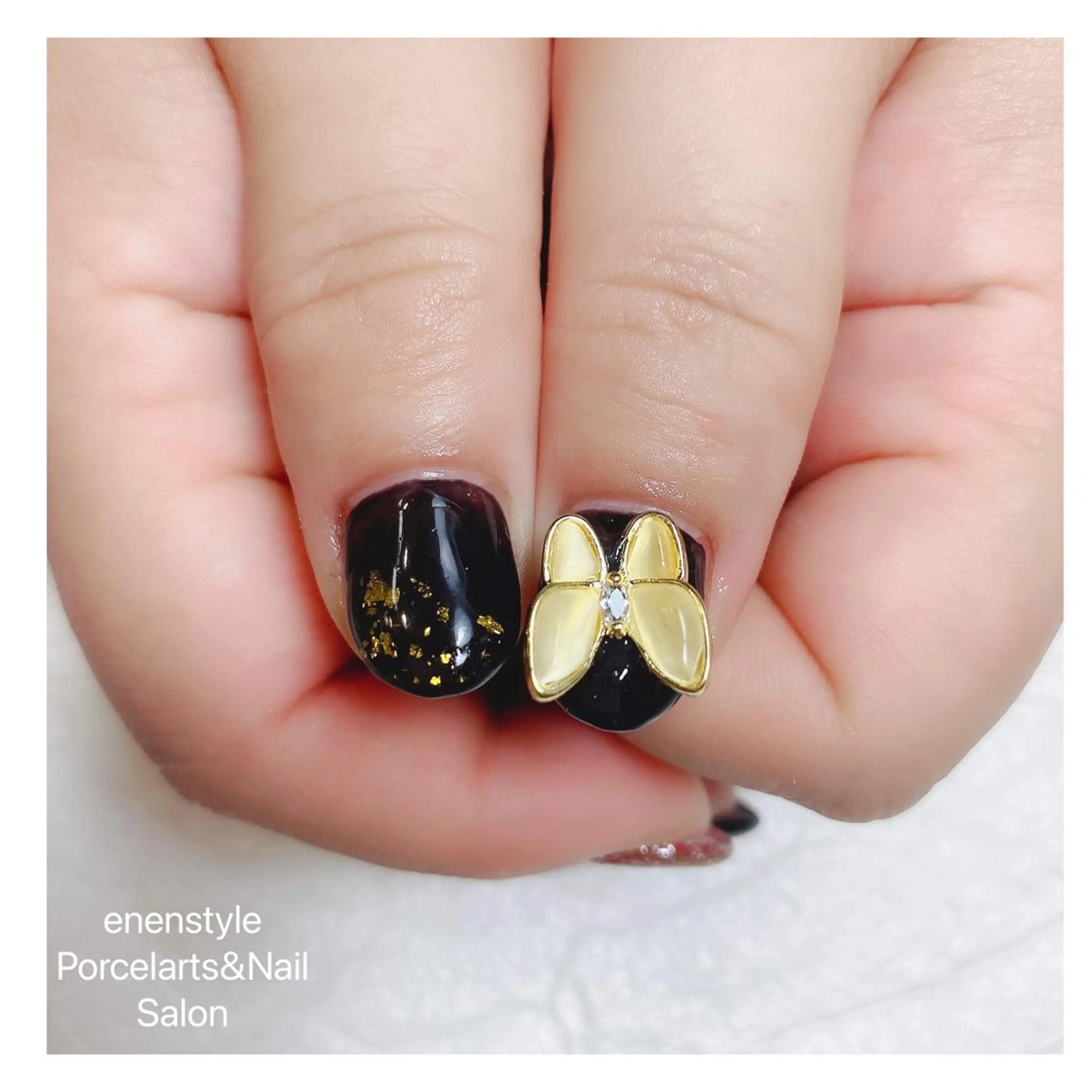 ミディアム ネイル ハンドネイル 👑enen style👑のネイルデザイン