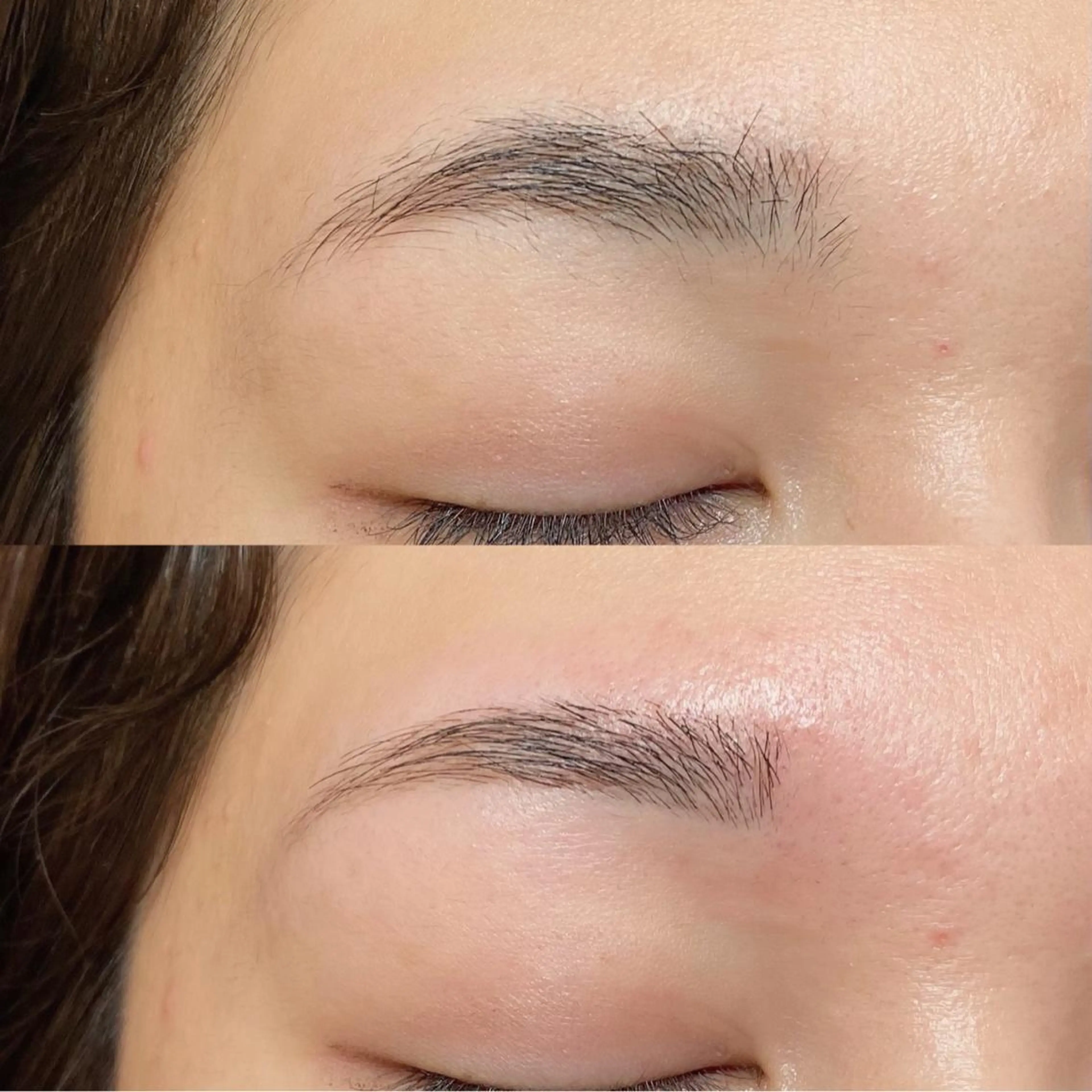 眉WAX脱毛+眉カットの写真