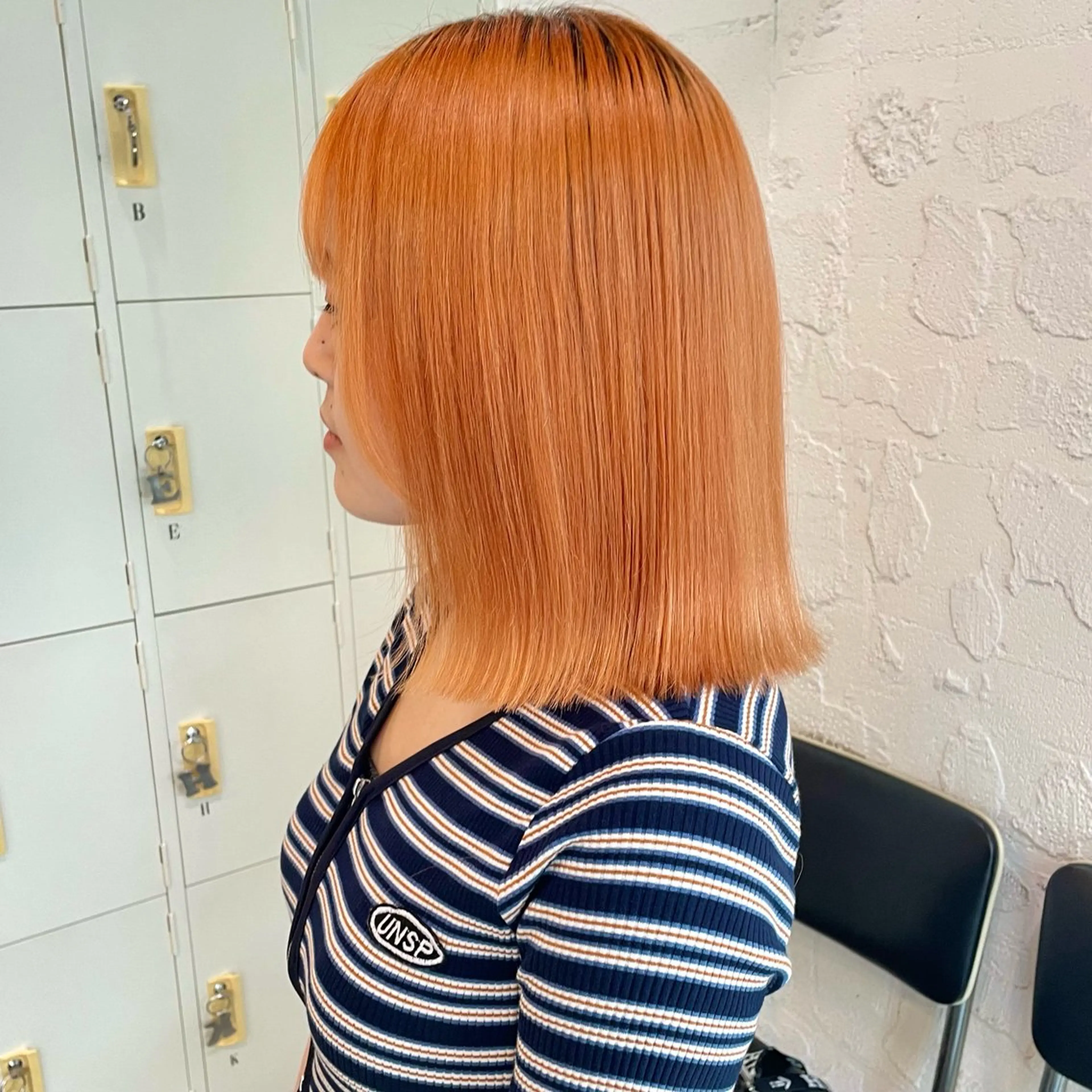 ミディアム カラー 🌿レイヤーボブ/パ ーマ🌿　木梨健太のヘアスタイル