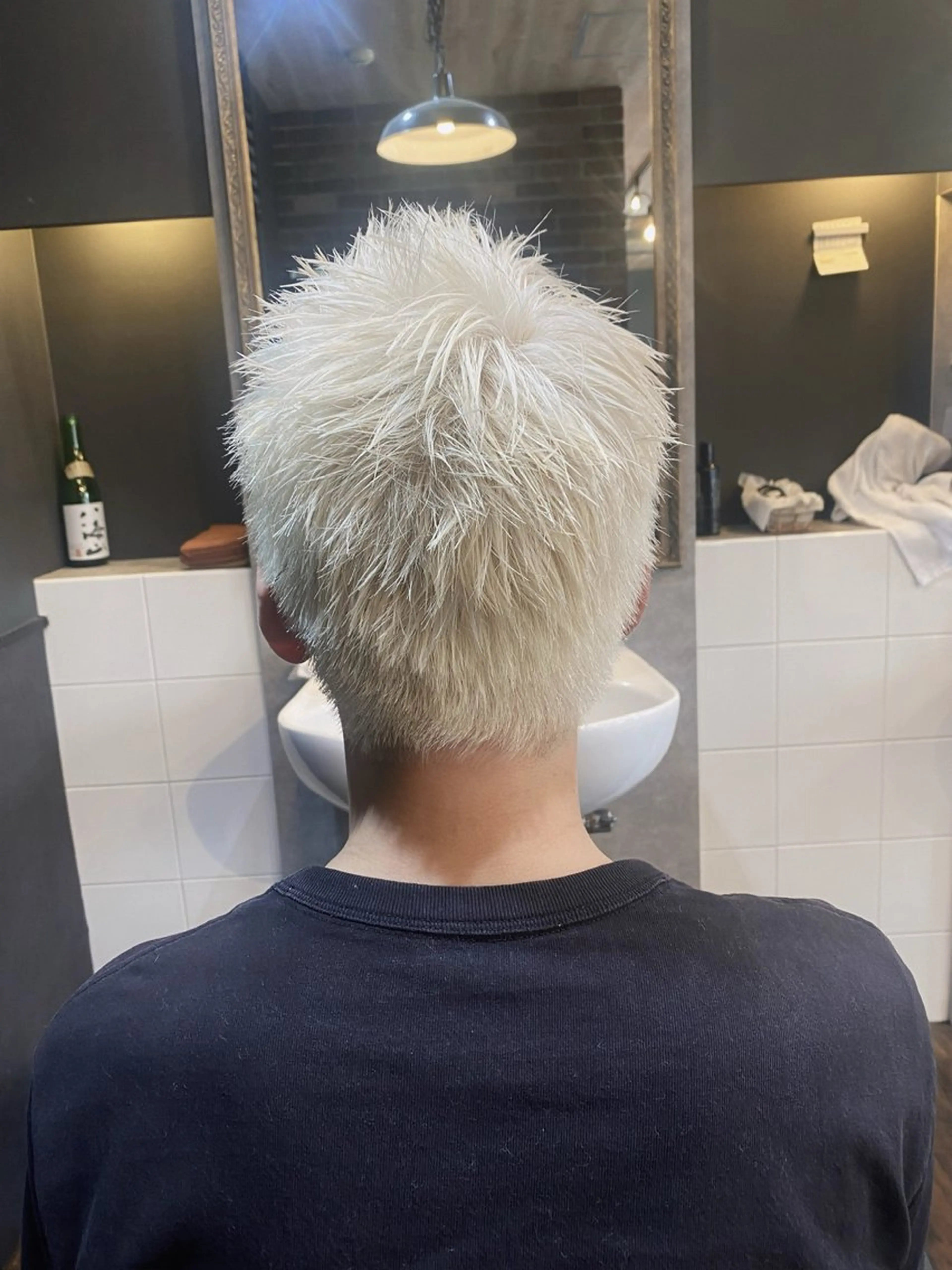 ショート ショートヘア カット ヘアカラー 🌟夜から通える🌟 メンズ専門店長RENのヘアスタイル