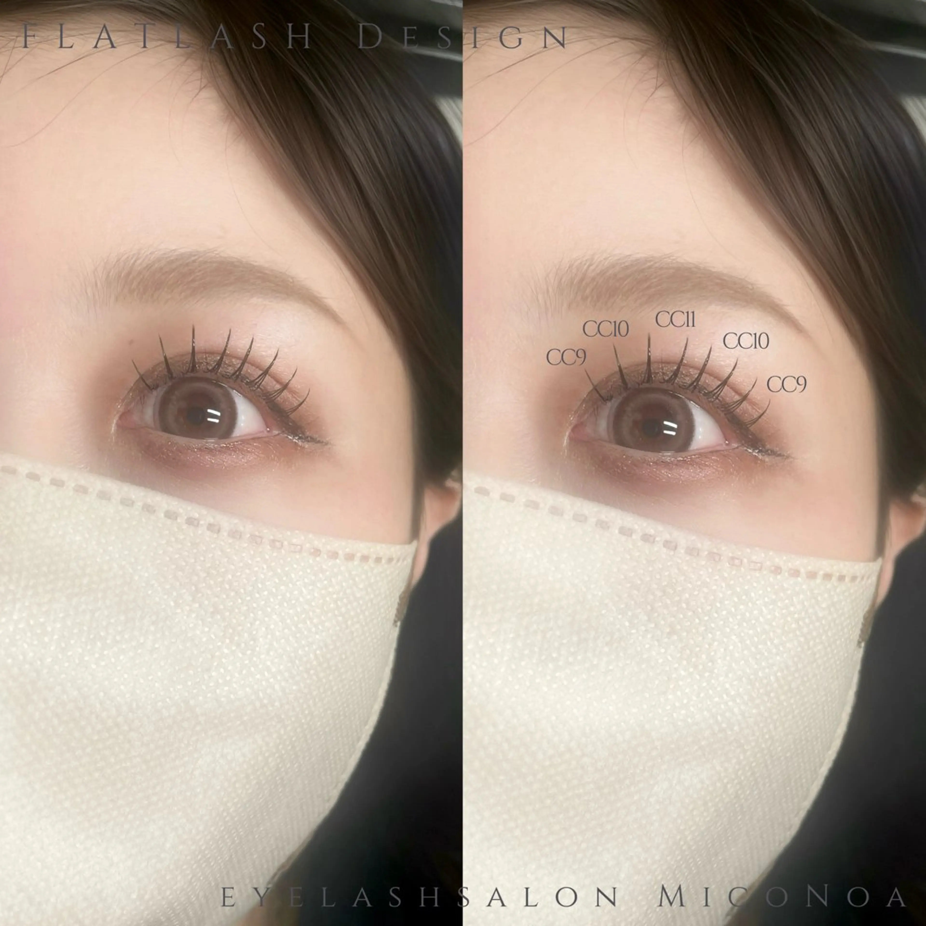 マツエク・マツパ マツエク MicoNoa所属・MicoNoa Asamiのマツエク・マツパデザイン