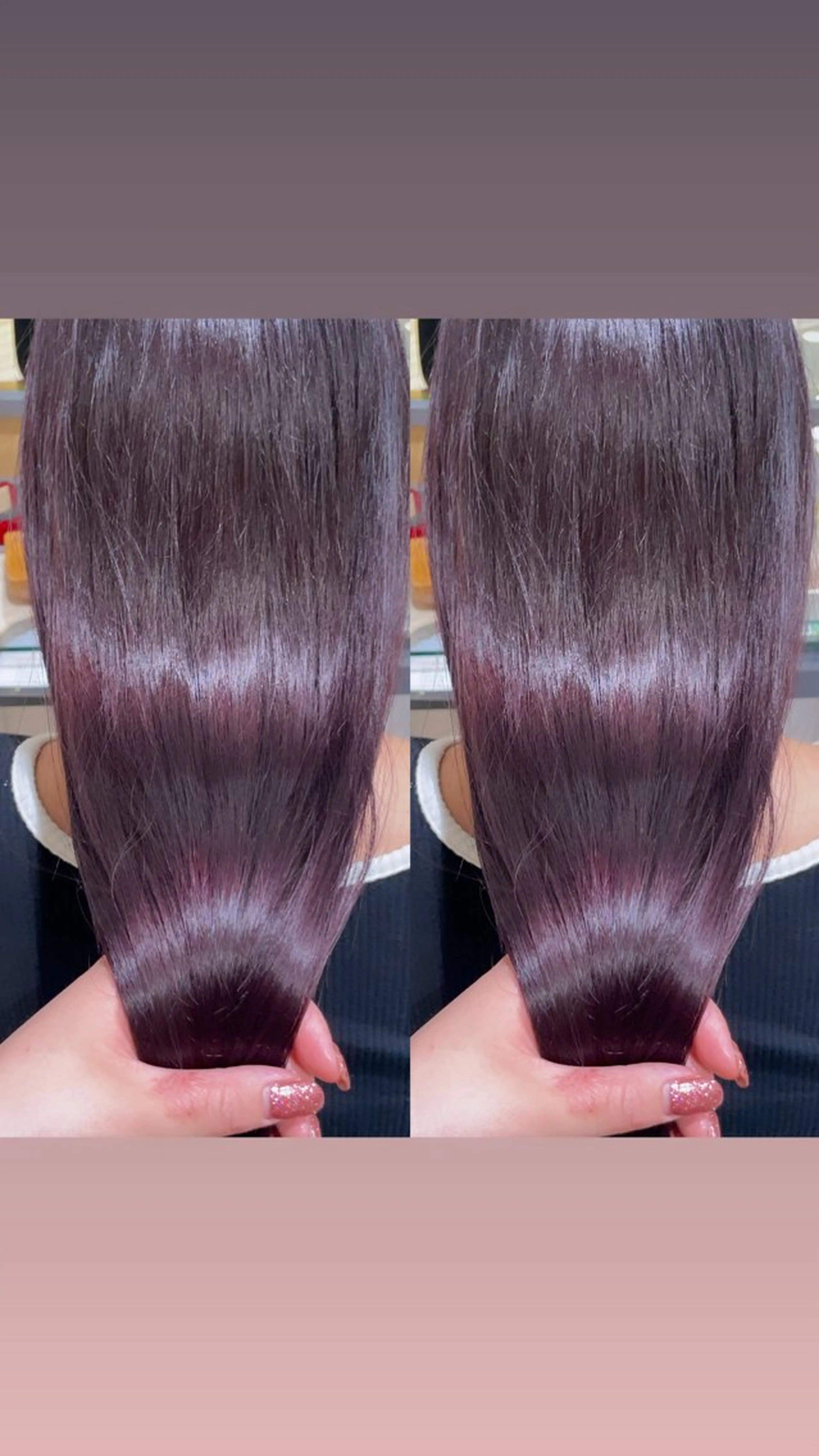 セミロング カラー 髪質改善 山内 愛可のヘアスタイル