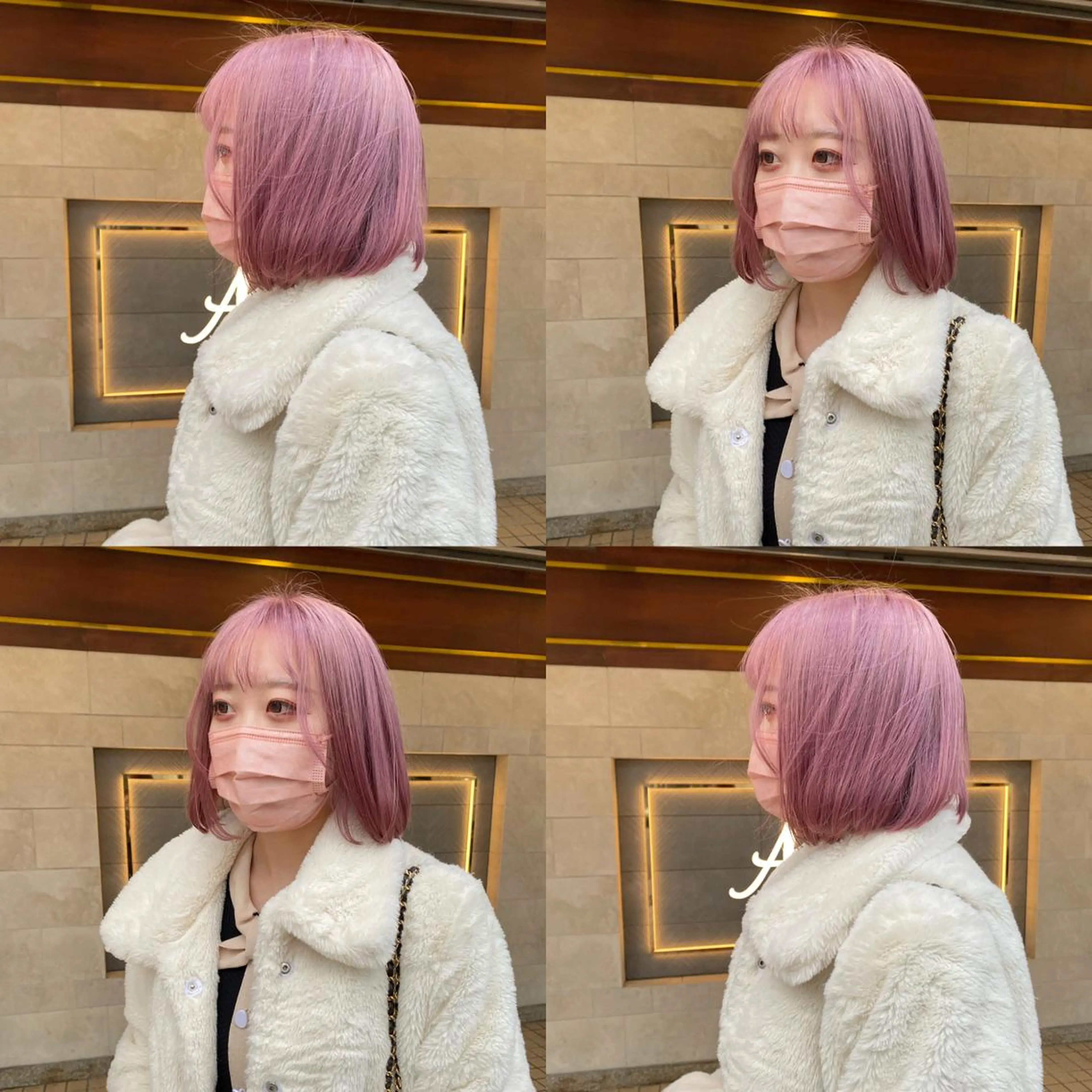 カラー ベージュカラー ラベンダーカラー ピンクカラー ピンクベージュ ピンクラベンダー Erina レイヤー/似合わせ♡のヘアスタイル