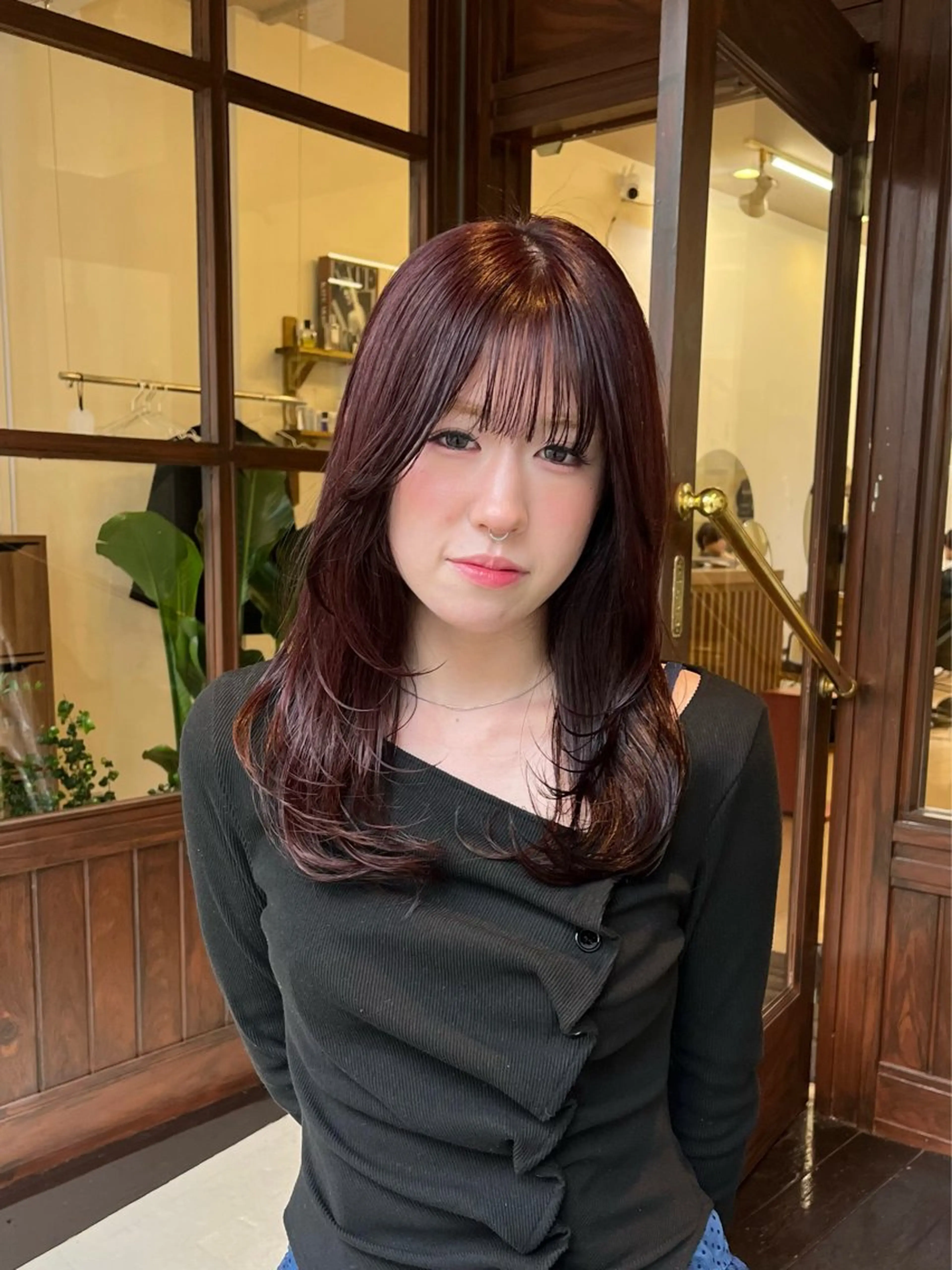 ミディアム カラー ヘアカラー Nidée 🎀 ayanoのヘアスタイル