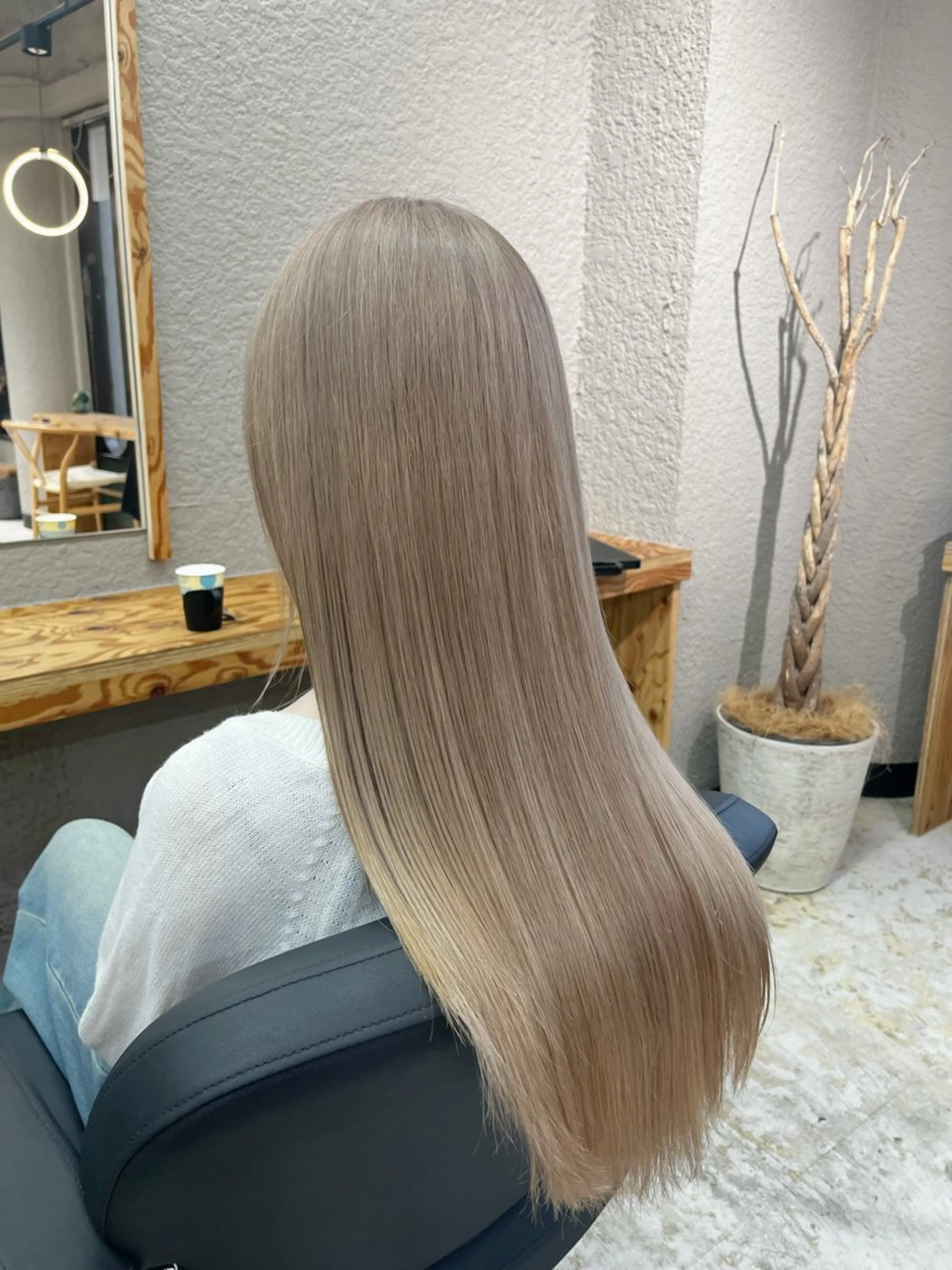 セミロング ヘアカラー トリートメント 🏅EIGHT難波/ 【店長】タモツのヘアスタイル