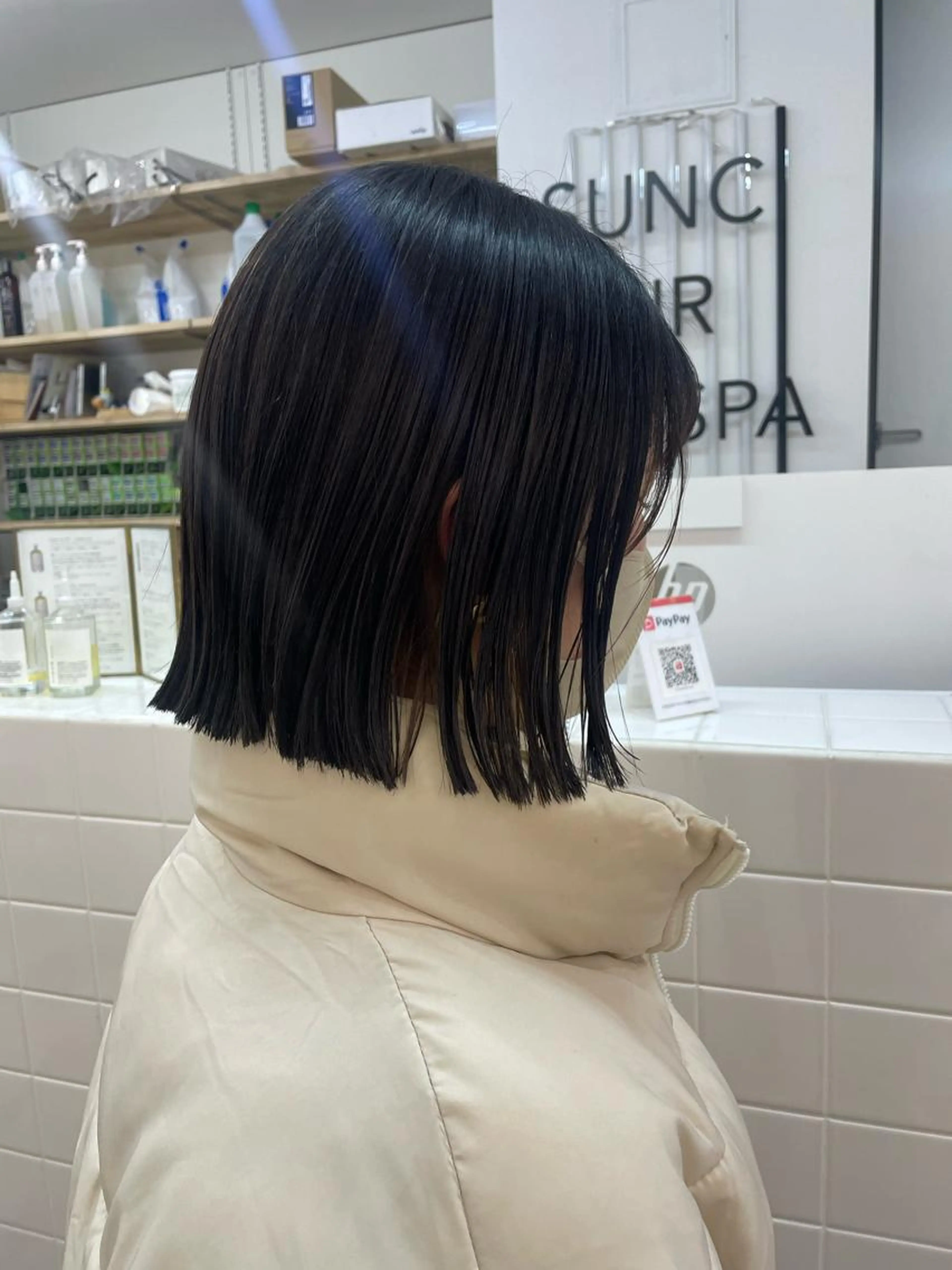 カット+縮毛矯正+トリートメントの写真