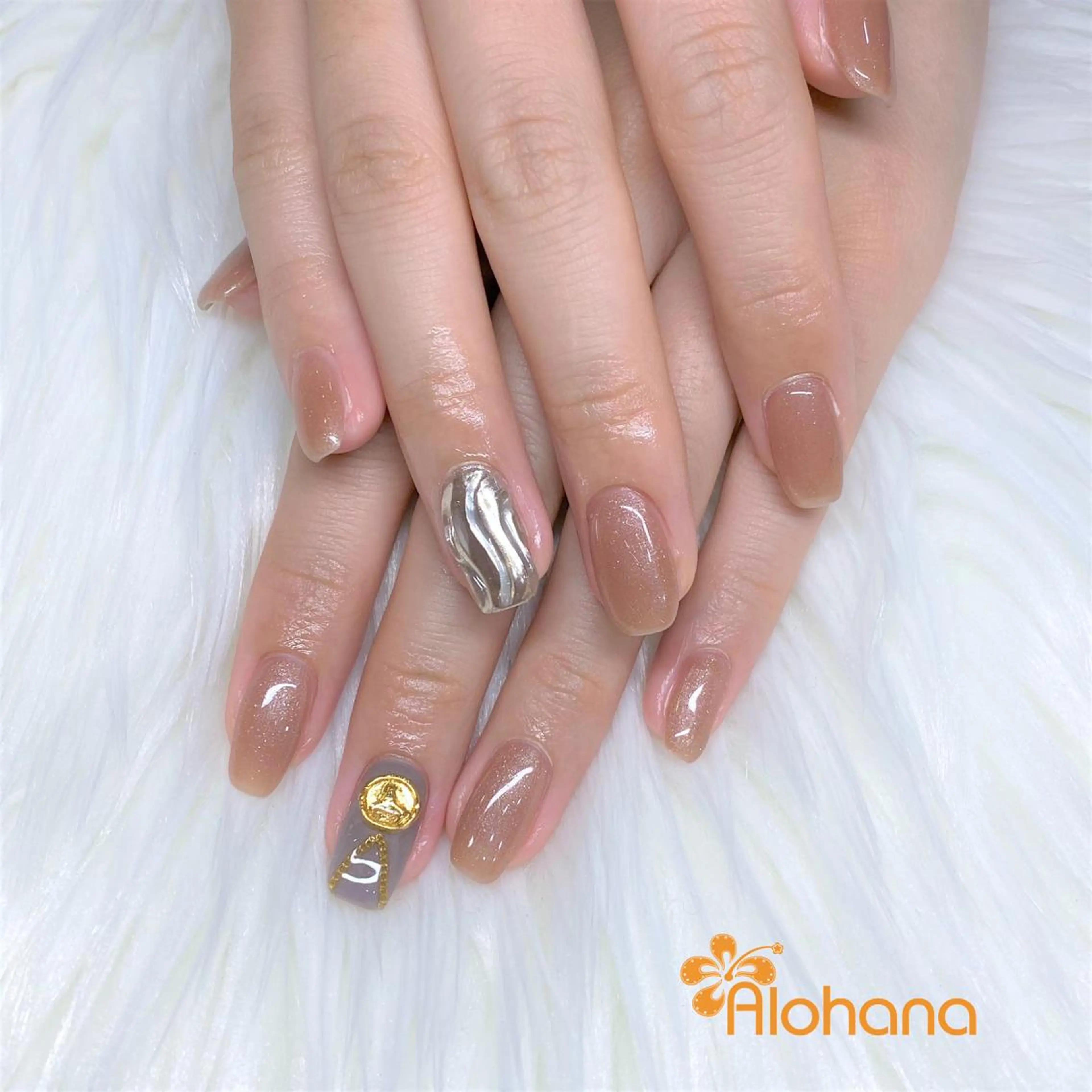 ネイル ハンドネイル Alohana Minaのネイルデザイン