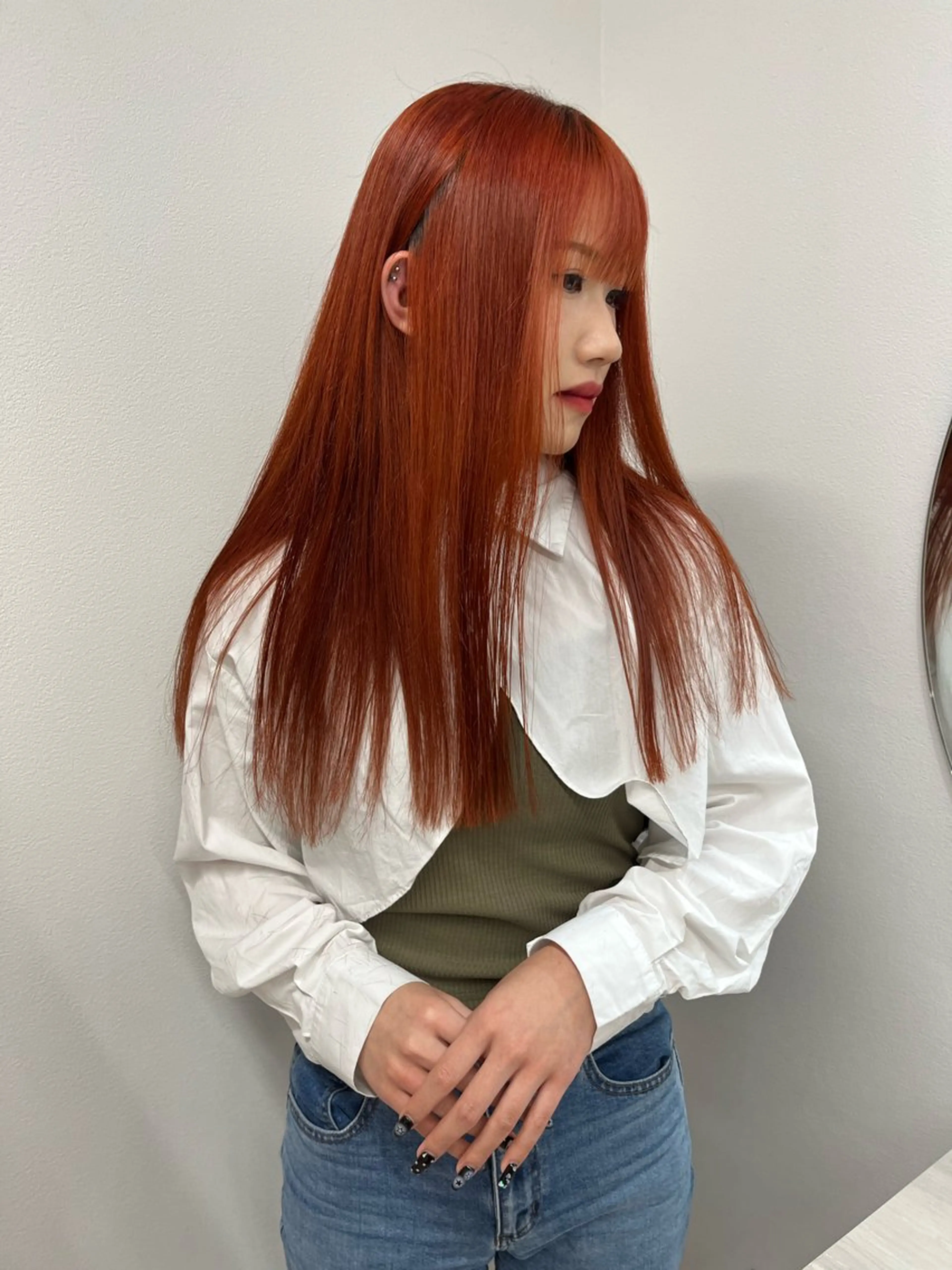 ロング カラー aya/ブリーチ/ ボブ/ショートのヘアスタイル