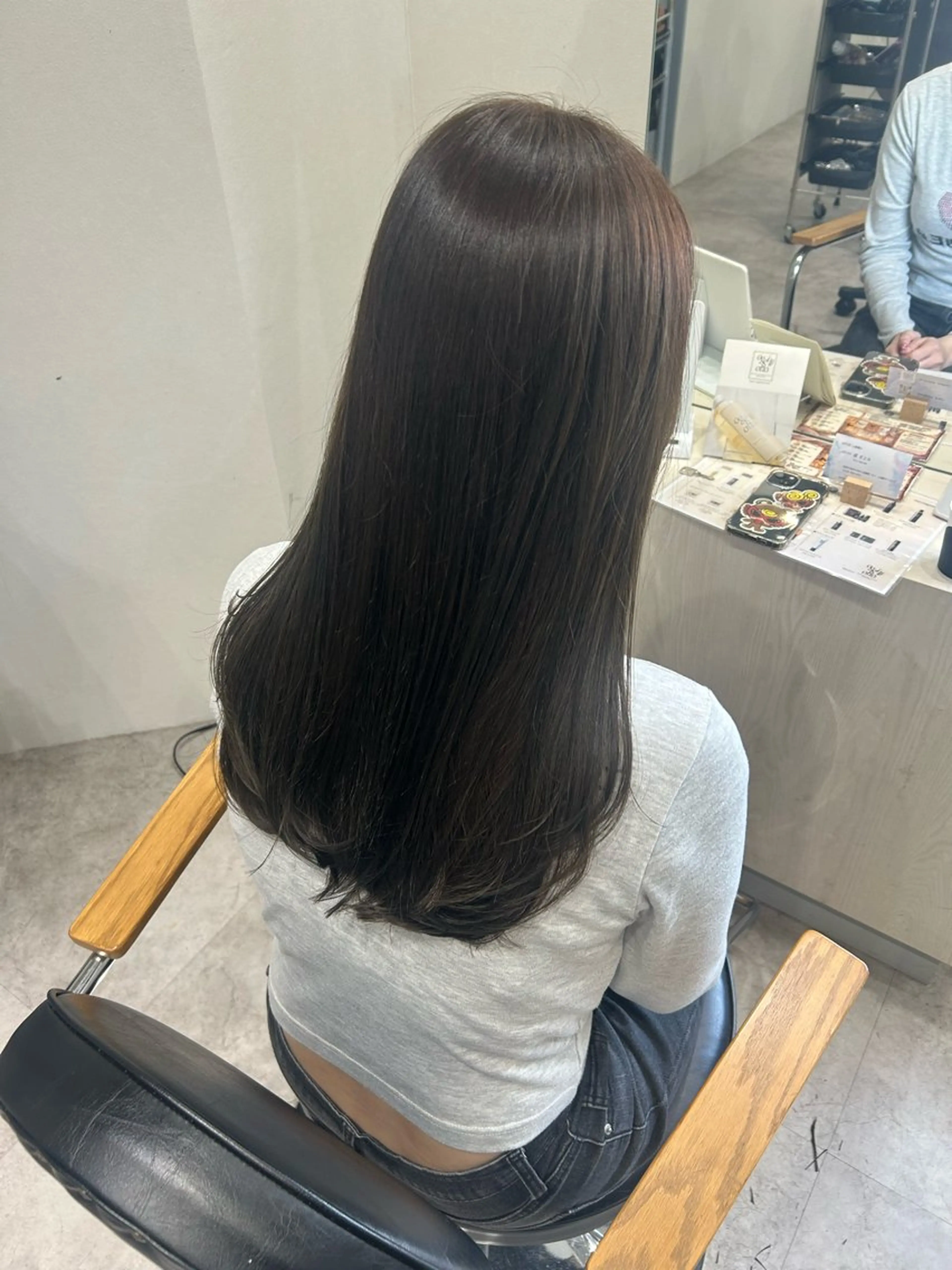 ミディアム カラー ヘアアレンジ グレージュ ヘアカラー ボブ /ニュアンス/ satomi🧸💖のヘアスタイル