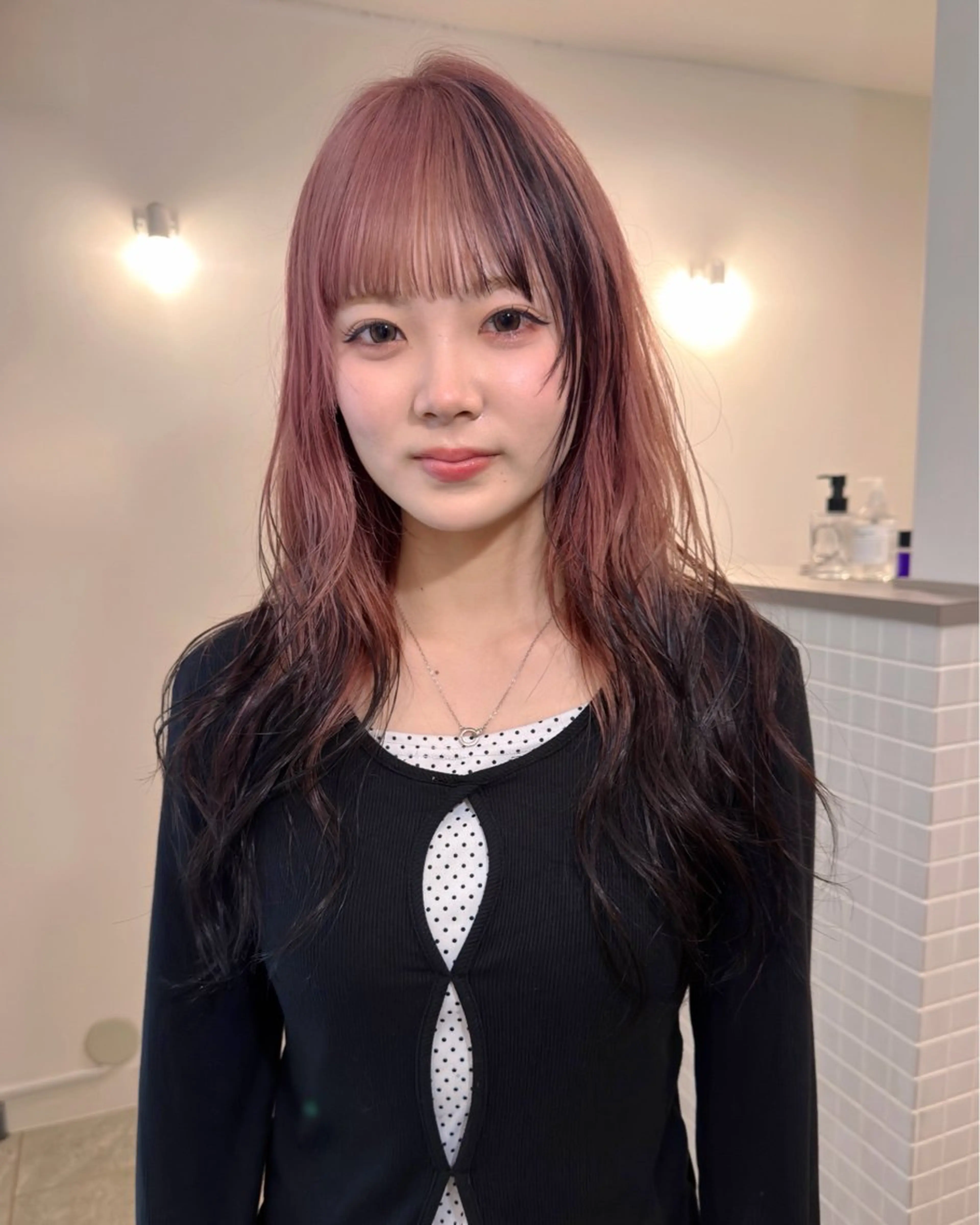 ロング カラー デザインカラー ロング カット ヘアカラー トリートメント Kaito🐶/ デザイン/レイヤーのヘアスタイル