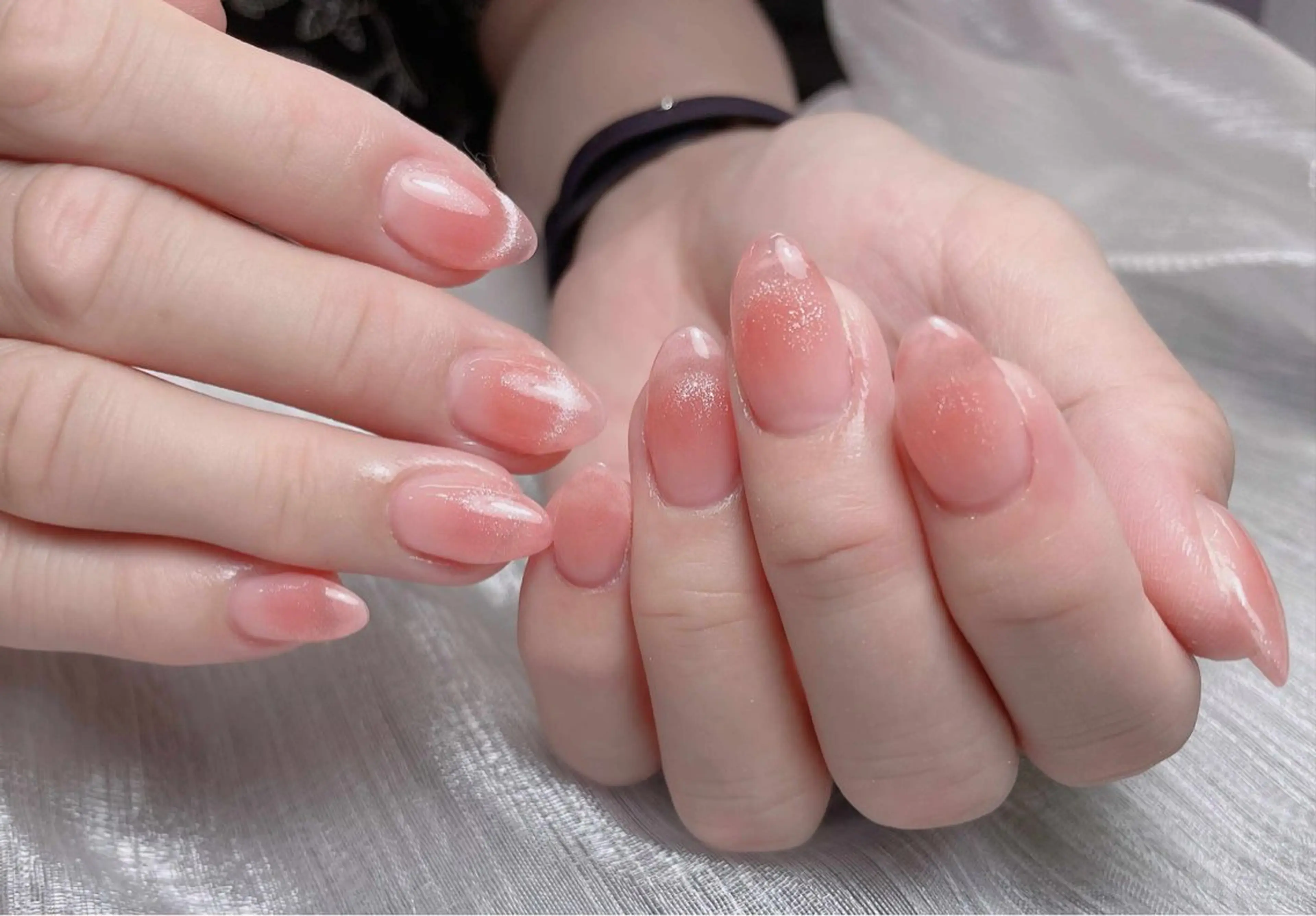 ネイル チークネイル 長さ出し マグネットネイル ネイルチップ 中野駅から2分 MEO NAILのネイルデザイン