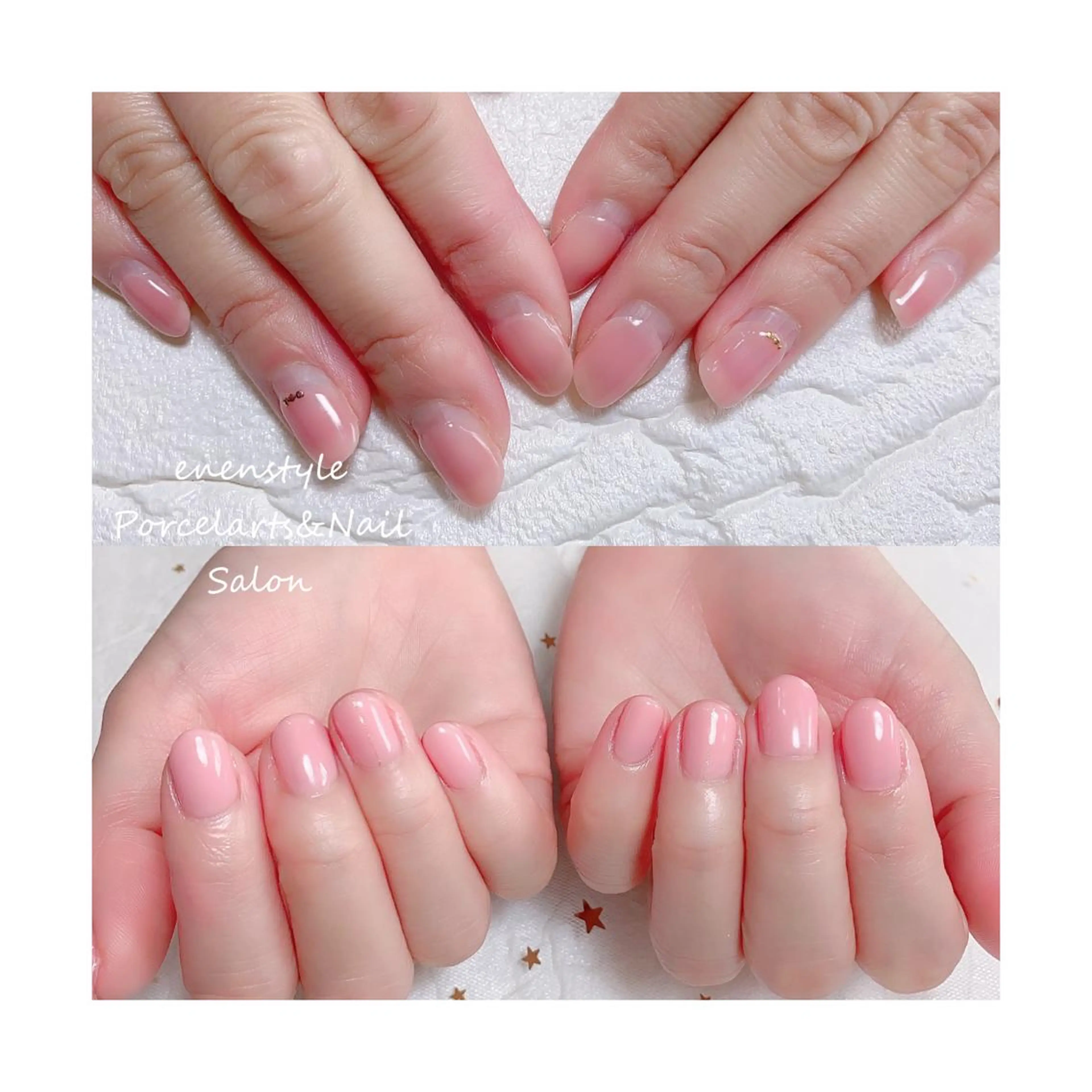 ショート ネイル ジェルネイル ニュアンスネイル オフィスネイル ワンカラーネイル パラジェル 👑enen style👑のネイルデザイン