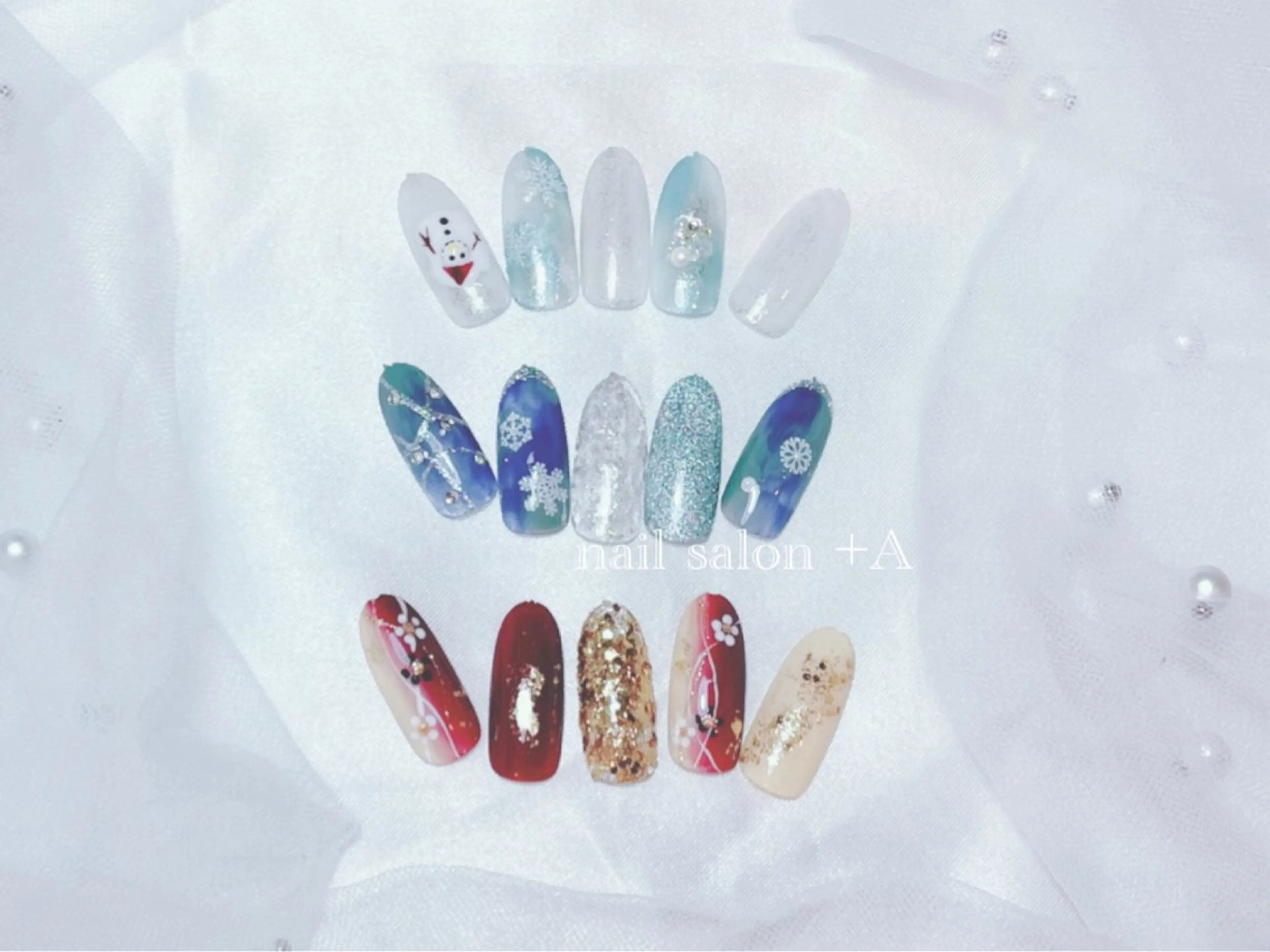ミディアム ハンドネイル Nail Salon +Aのネイルデザイン
