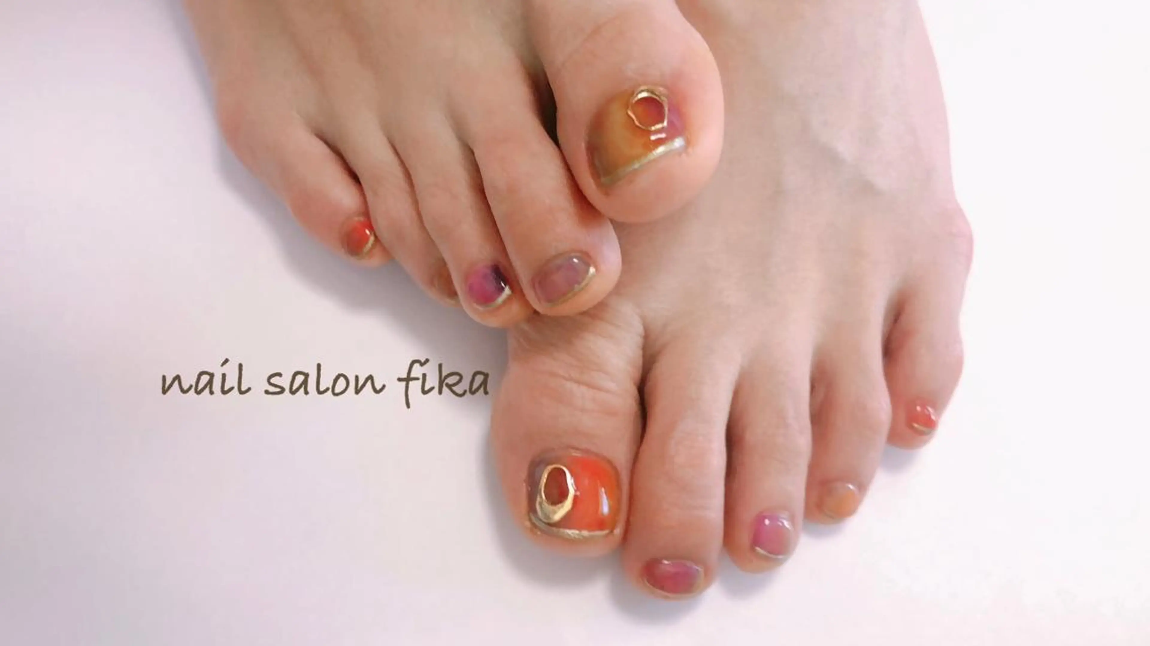 ネイル フットネイル フットネイル nail salon fikaのネイルデザイン