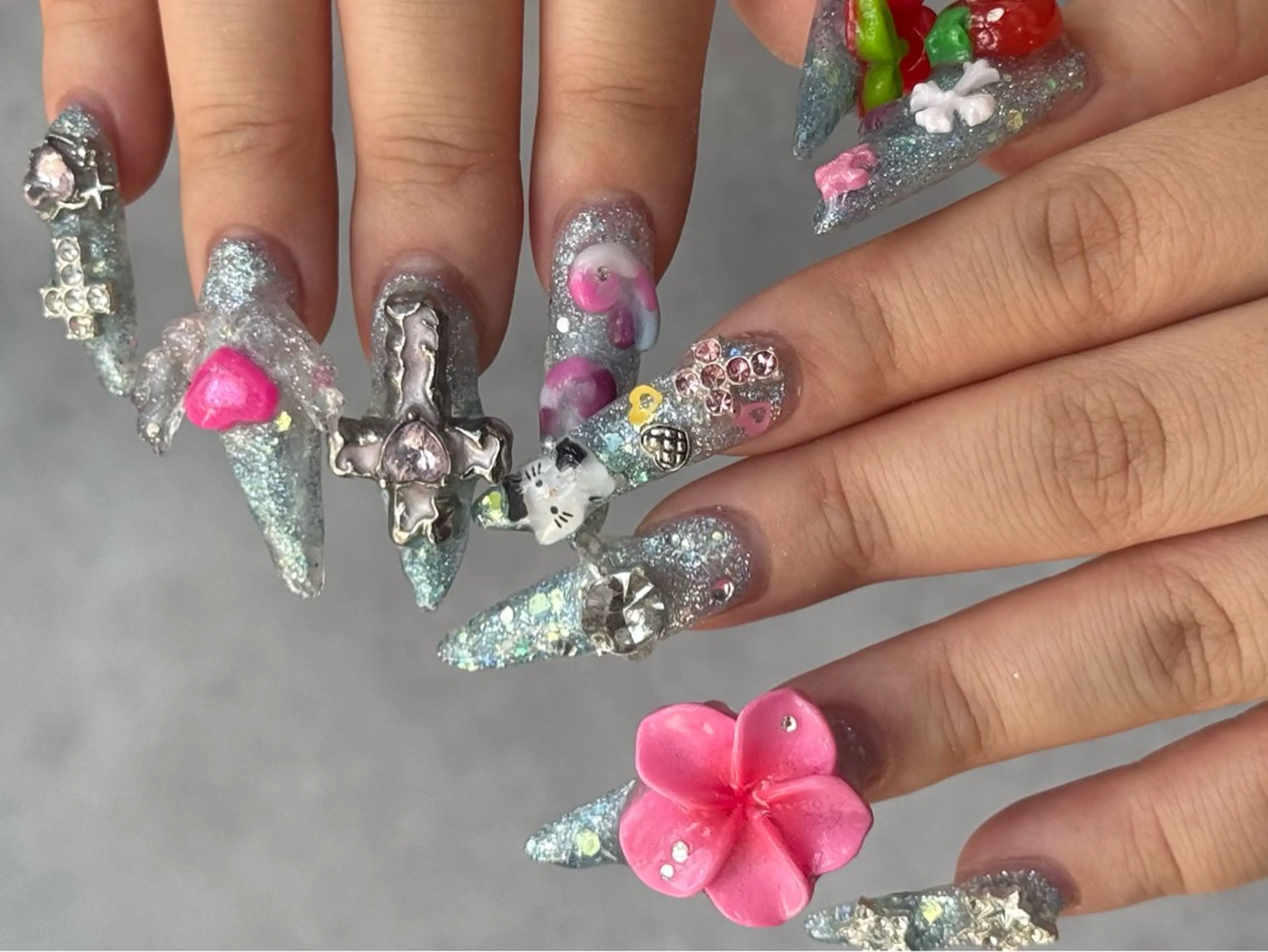 ネイル MITSUKI🪡 海外/個性派/ロングのネイルデザイン