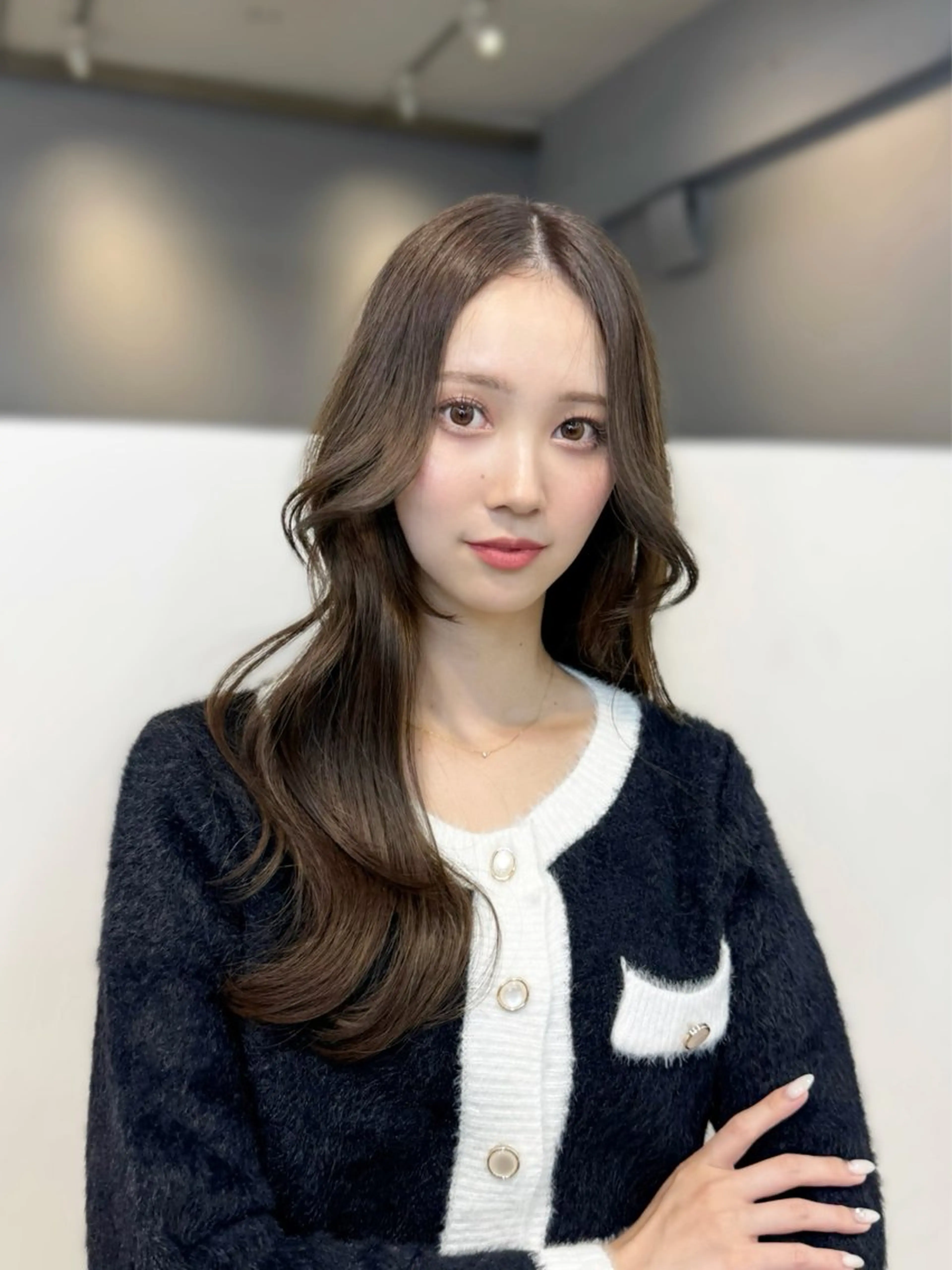 セミロング カラー カット ヘアカラー 🦋韓国系指名No1 店長/圓山 祐也🦋のヘアスタイル